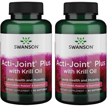 Swanson Acti-Joint Plus with Krill Oil 60 Sgels (2 Pack) SwansonAu supplements
