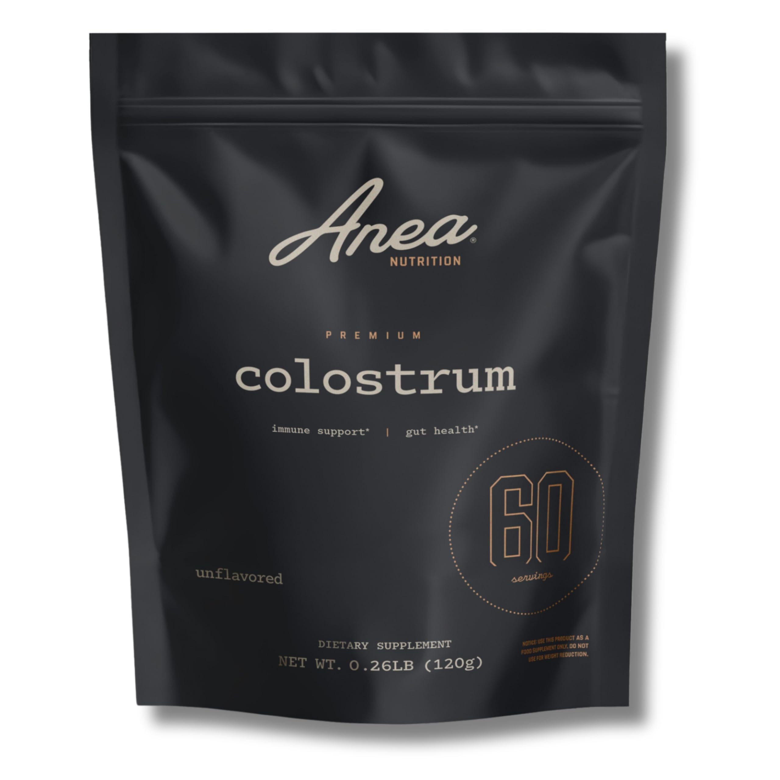 Anea Colostrum - Unflavored | Rich in Immunoglobulins & Lactoferrin | Supports Gut Health, Immunity & Recovery | Calf-First Promise | Made in USA | Made in GMP Facility Anea NutritionAu supplements