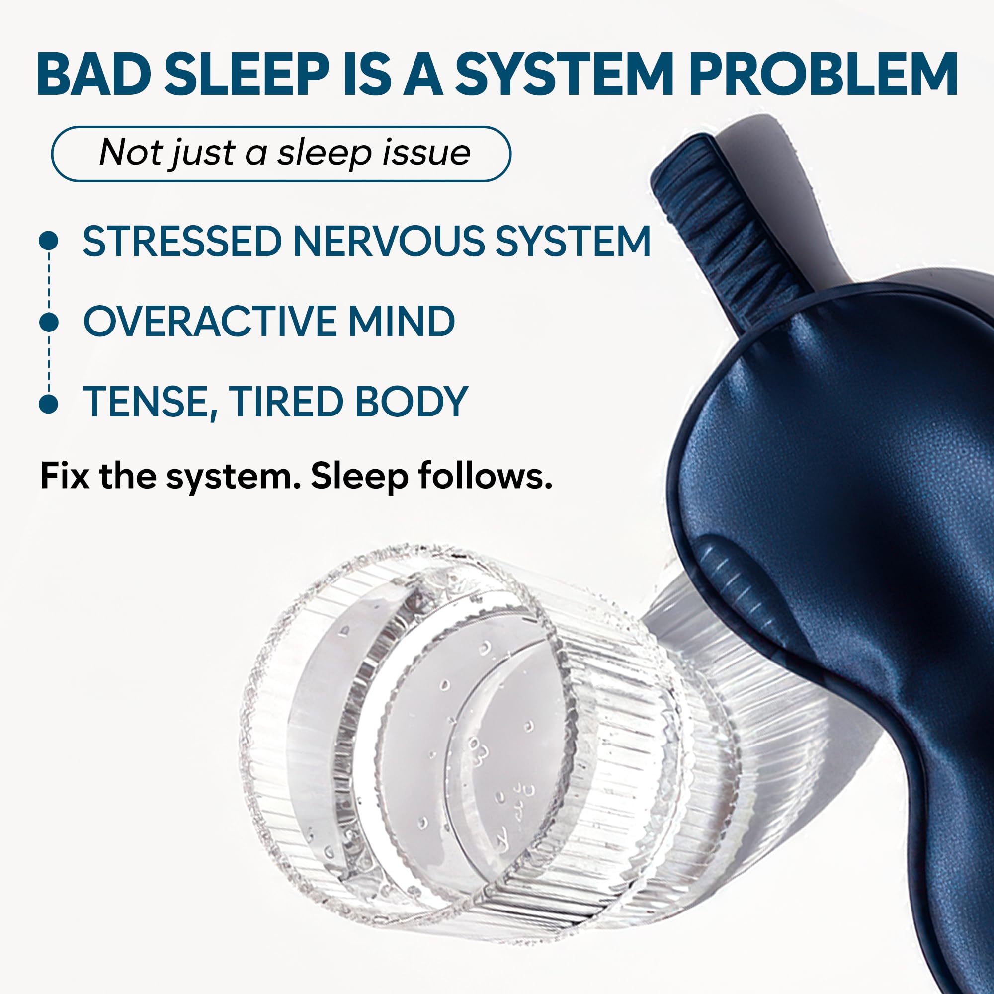 Natural Chelated Magnesium Glycinate Sleep Aid - Melatonin-Free Sleep & Stress Relief with KSM-66 Ashwagandha, GABA, L-Theanine & Chamomile for Muscle Relaxation - Made in USA - 90 Capsules FacimeAu supplements