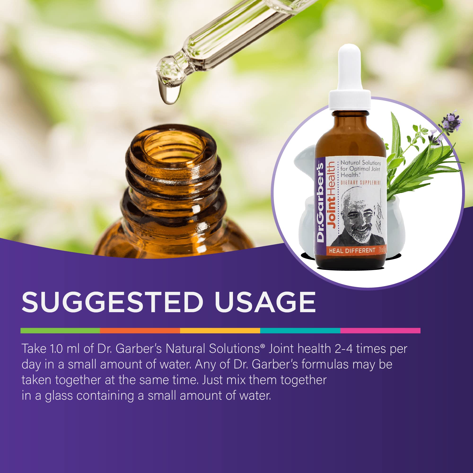 Dr. Garber's Natural Solutions Joint Health Oral Drops - Gemmotherapy Liquid Supplement for Healthy Joint Support & Function, Joint Repair, and Improved Mobility & Flexibility - 60ml DR.GARBER'SAu supplements