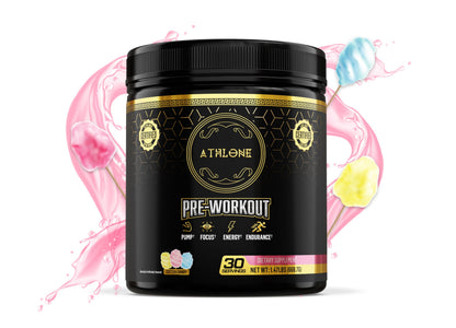 Athlone Pre-Workout Powder Cotton Candy Performance Blend- Supplement - Energy AthloneUS supplements