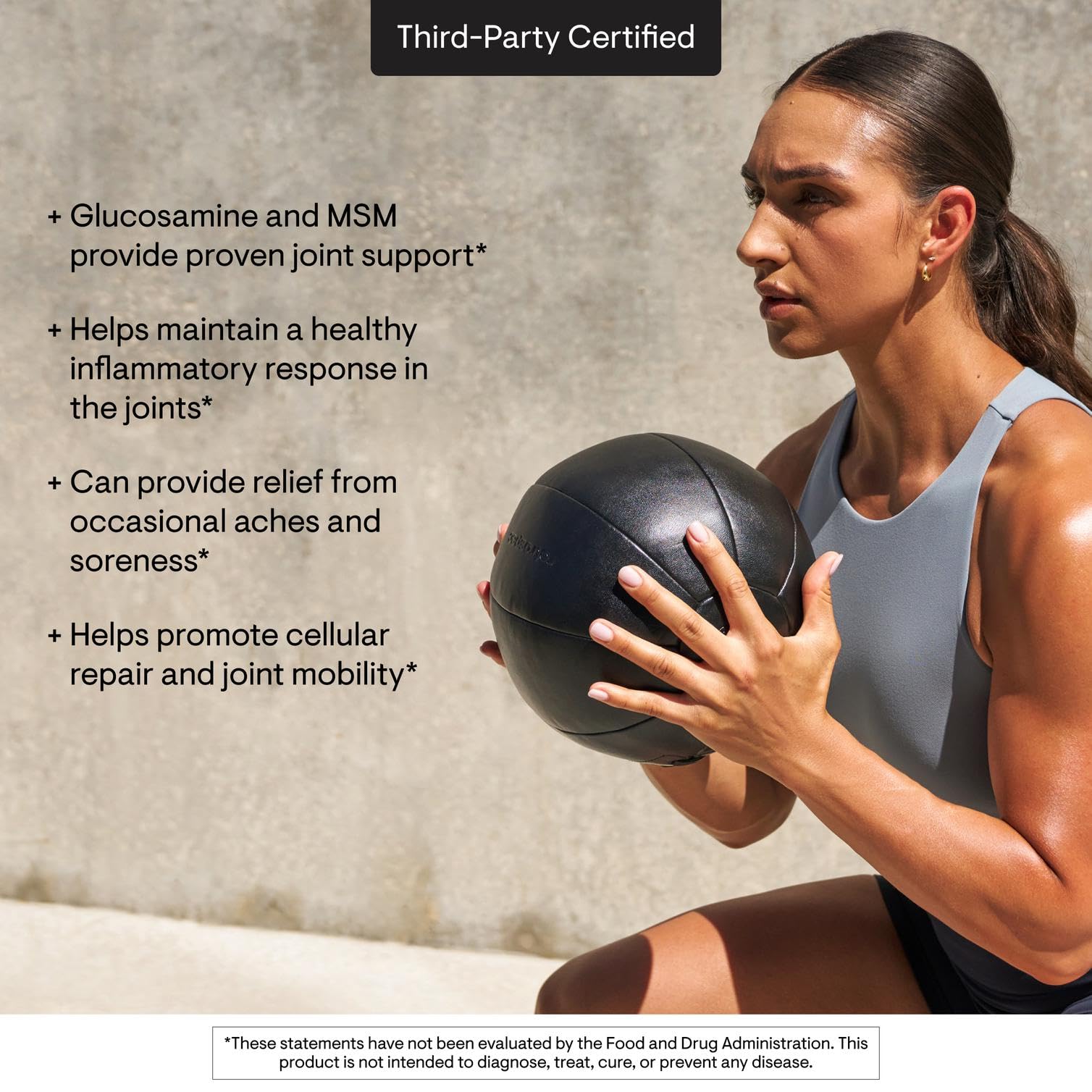 THORNE - Joint Support Nutrients - Formulated with Glucosamine, MSM, Curcumin, Bromelain, Boswellia & Potassium for Joint Support* - Third-Party Certified - Gluten, Dairy & Soy-Free - 240 Capsules THORNEAu supplements