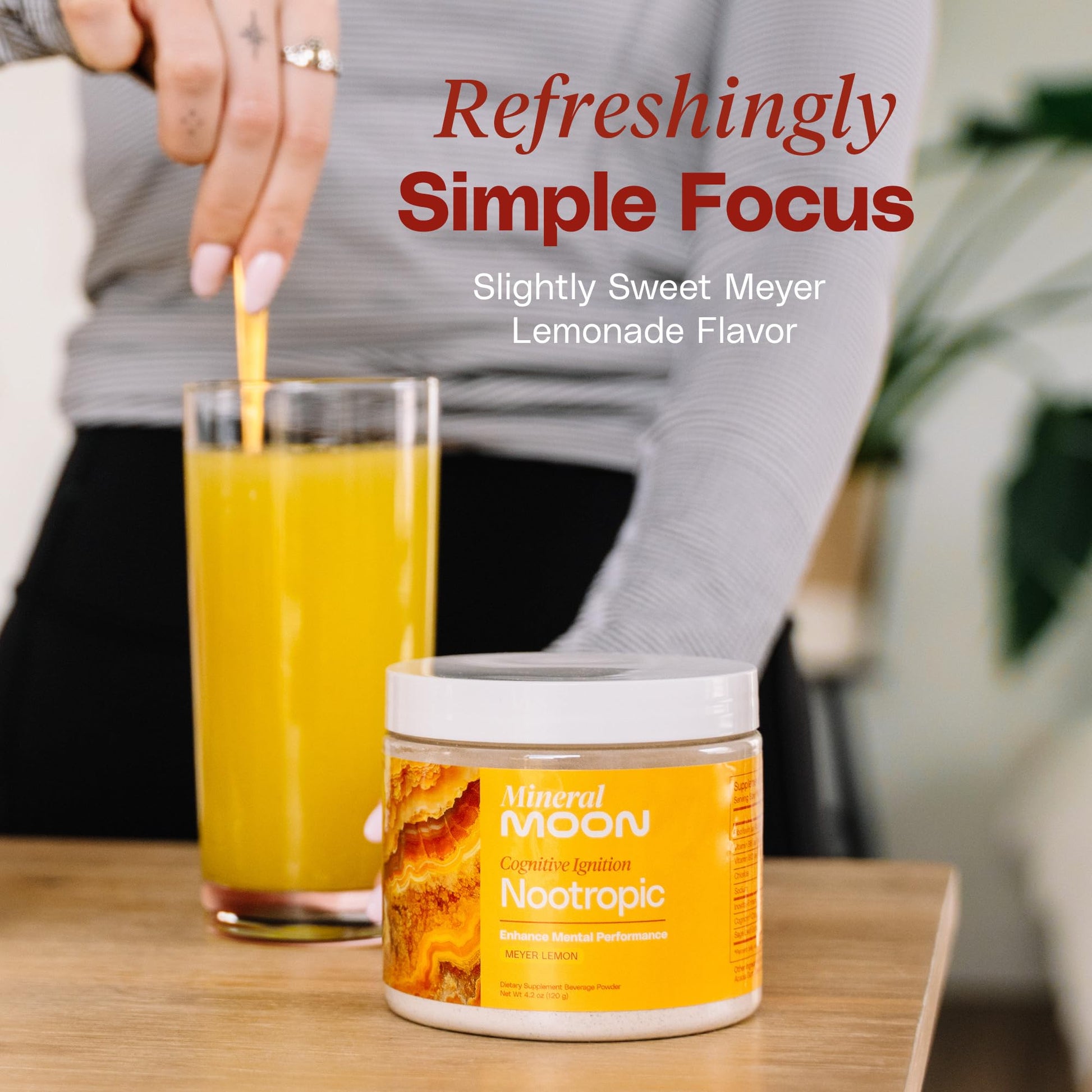 Mineral Moon Premium Cognitive Ignition Nootropic Powder - Brain Supplements For Memory & Focus - Sage Extract, B Vitamins,Cognizine Citicoline& nooLVL - Supports Mental Clarity - No Caffeine or Sugar Mineral MoonAu supplements