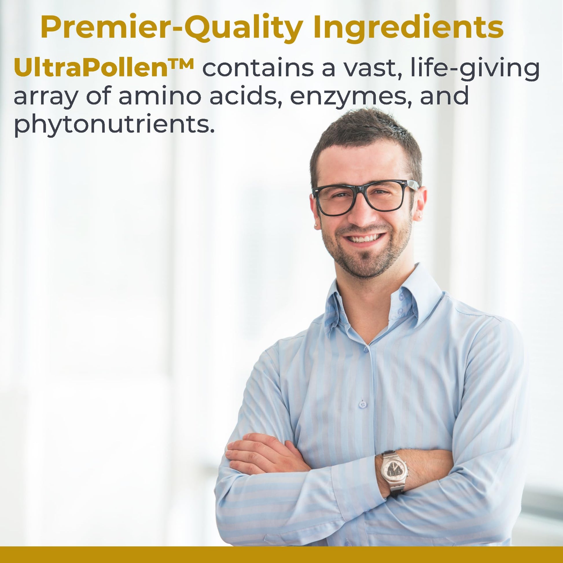 Premier Research Labs UltraPollen - Bee Pollen Supplement, Rye Pollen Extract, Prostate Health, Bee Pollen Extract from Rye Flower with Amino Acids, Supplement for Men & Women- 45 Vegetarian Capsules Premier Research LabsAu supplements