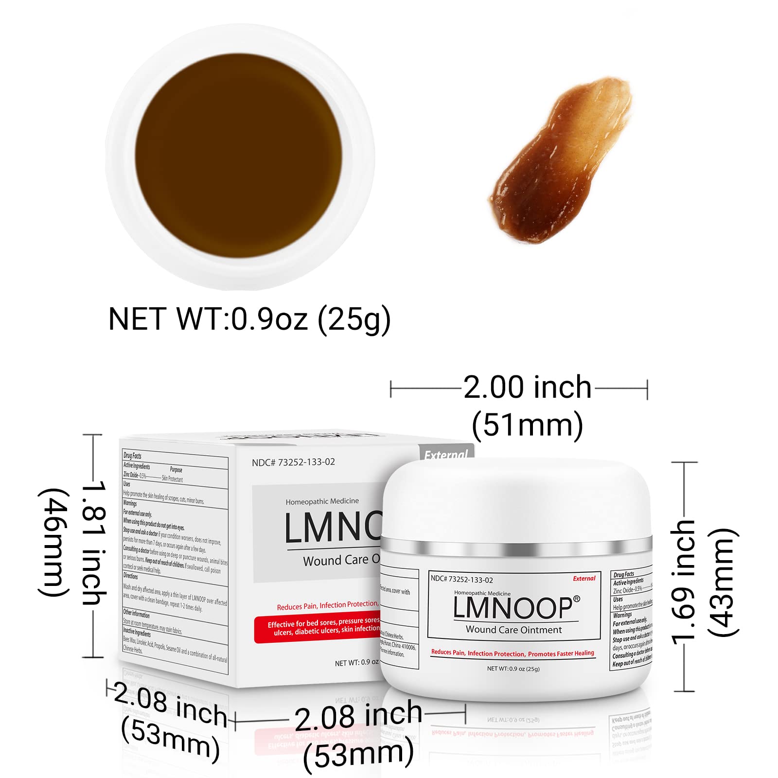 LMNOOP® Bed Sore Cream, Maximum Strength Wound Care Ointment for Infection Protection & Skin Repair LMNOOPAu supplements