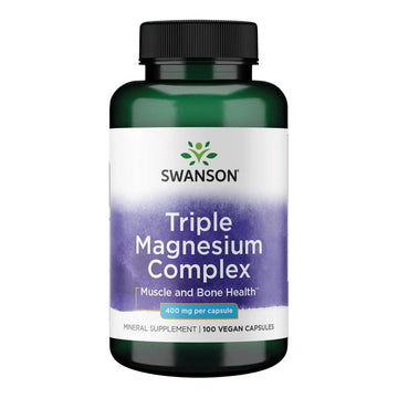 Swanson Triple Magnesium Complex - 100 Capsules, 400mg Each SwansonAu supplements
