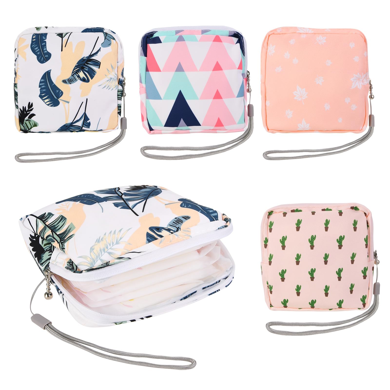 4Pcs Sanitary Napkin Storage Bag, Small Menstrual Period Bag Period Pouch Waterproof AbeilloAu supplements