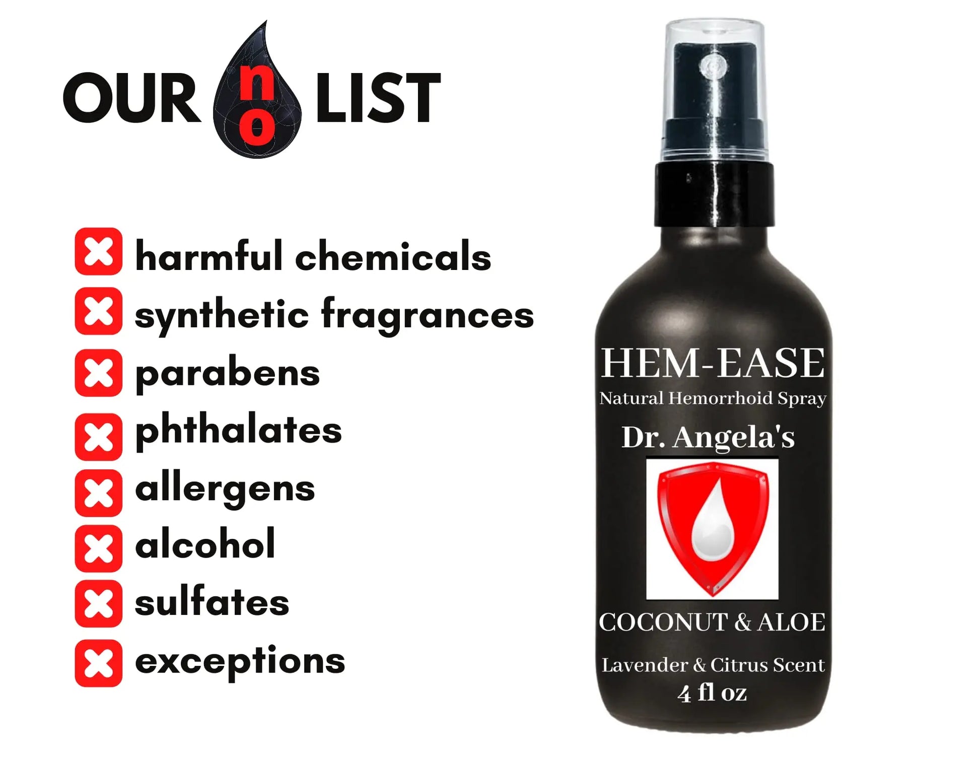 Dr. Angela's Hemorrhoid Treatment Spray | Organic Aloe Vera, Witch Hazel & Essential Oils Turmeric & Tea Tree | Natural Itching & Burning Relief Cream Doctor Angela EssentialAu supplements