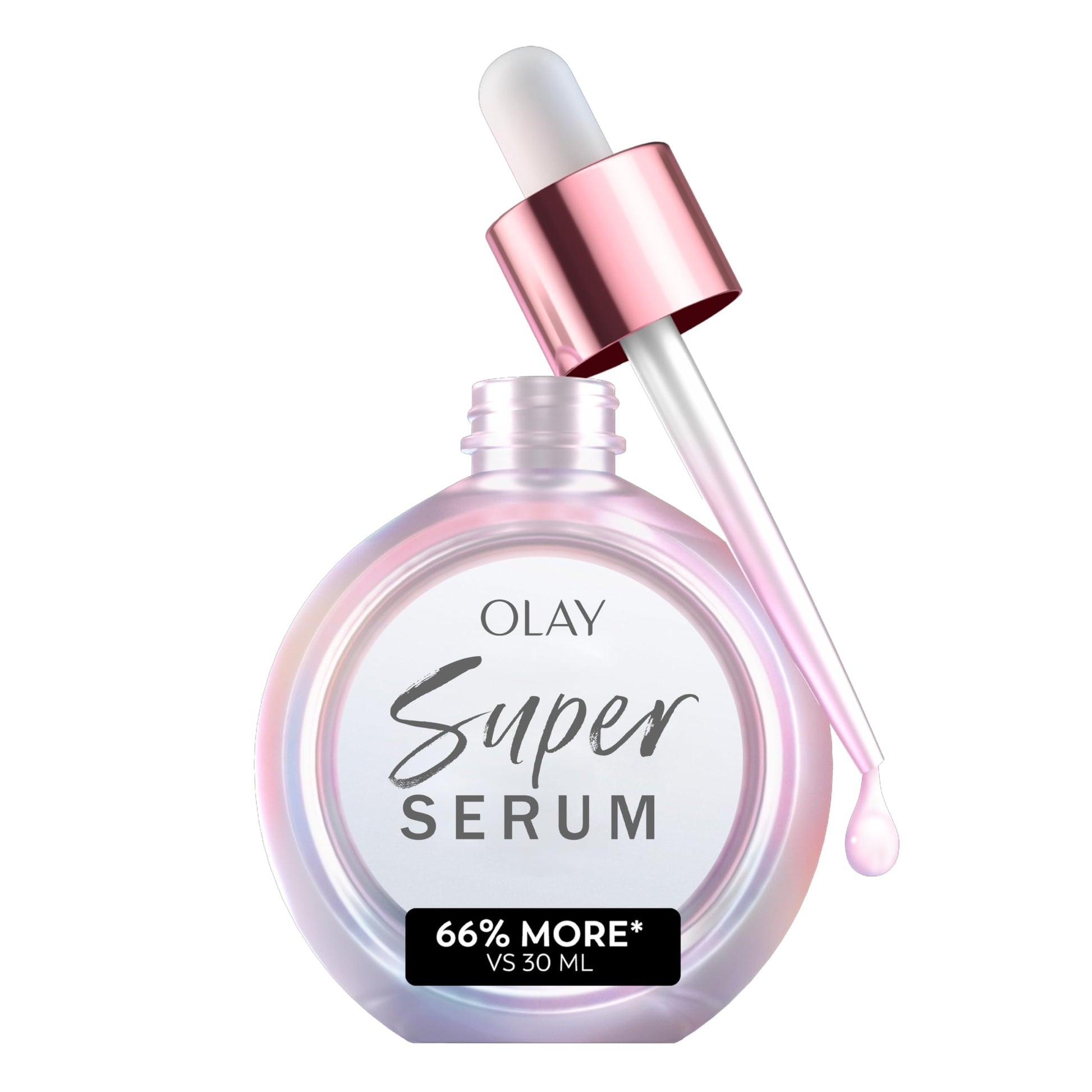 Olay Super Serum - Glow Serum for Face - Activated Niacinamide, Vitamin C & E, Collagen Peptide, AHA - 5-in-1 Benefits - Brightens, Hydrates, Smooths, Firms, Evens Tone, Proactive Anti-Aging, 1.7 Oz OlayAu supplements