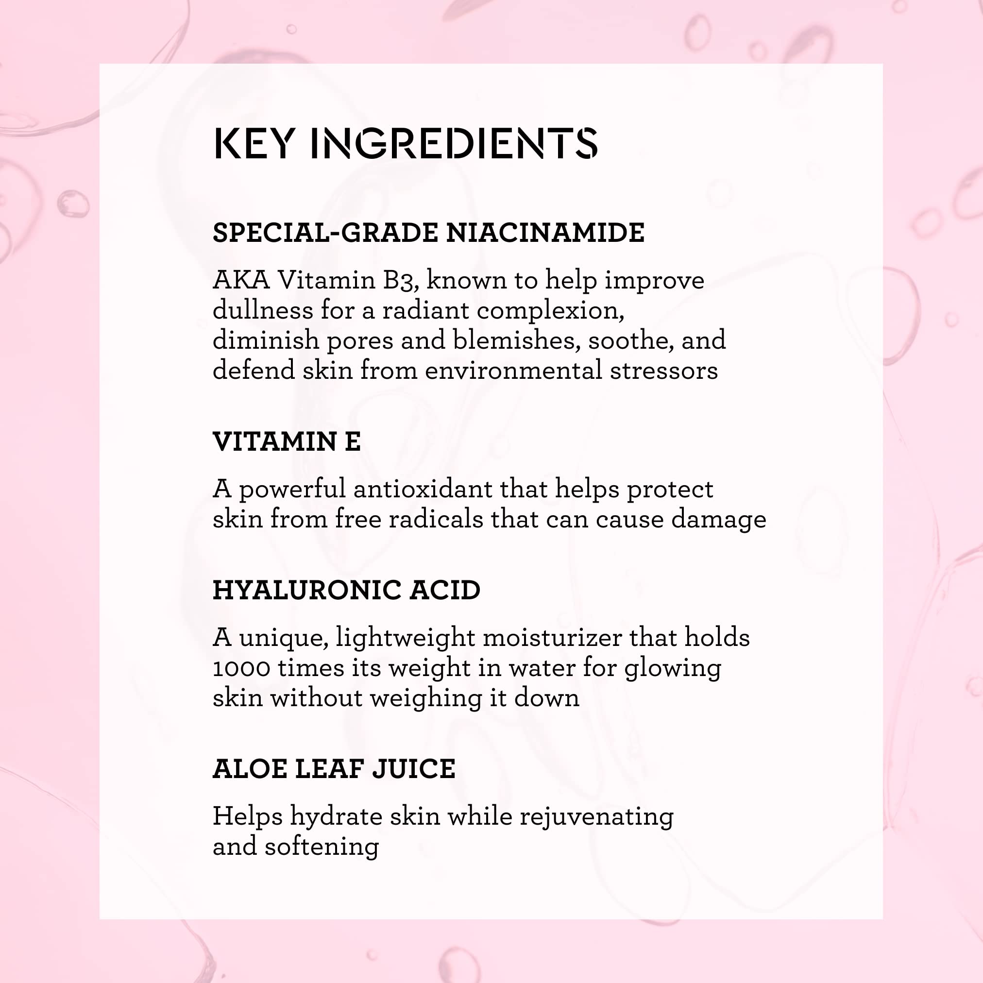 Bliss Glow and Hydrate Serum - Niacinamide + Hyaluronic Acid - 1 Fl Oz BlissUS supplements