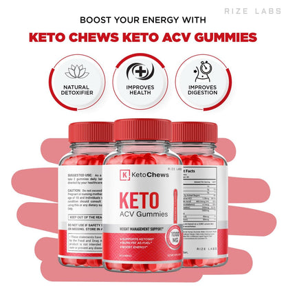 (2 Pack) Keto Chews Gummies - Keto Chews ACV Gummies for Weight Loss 525 MG rize labsUS supplements