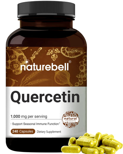 NatureBell Quercetin 1000mg Per Serving | 240 Capsules, Ultra Strength Quercetin NatureBellUS supplements