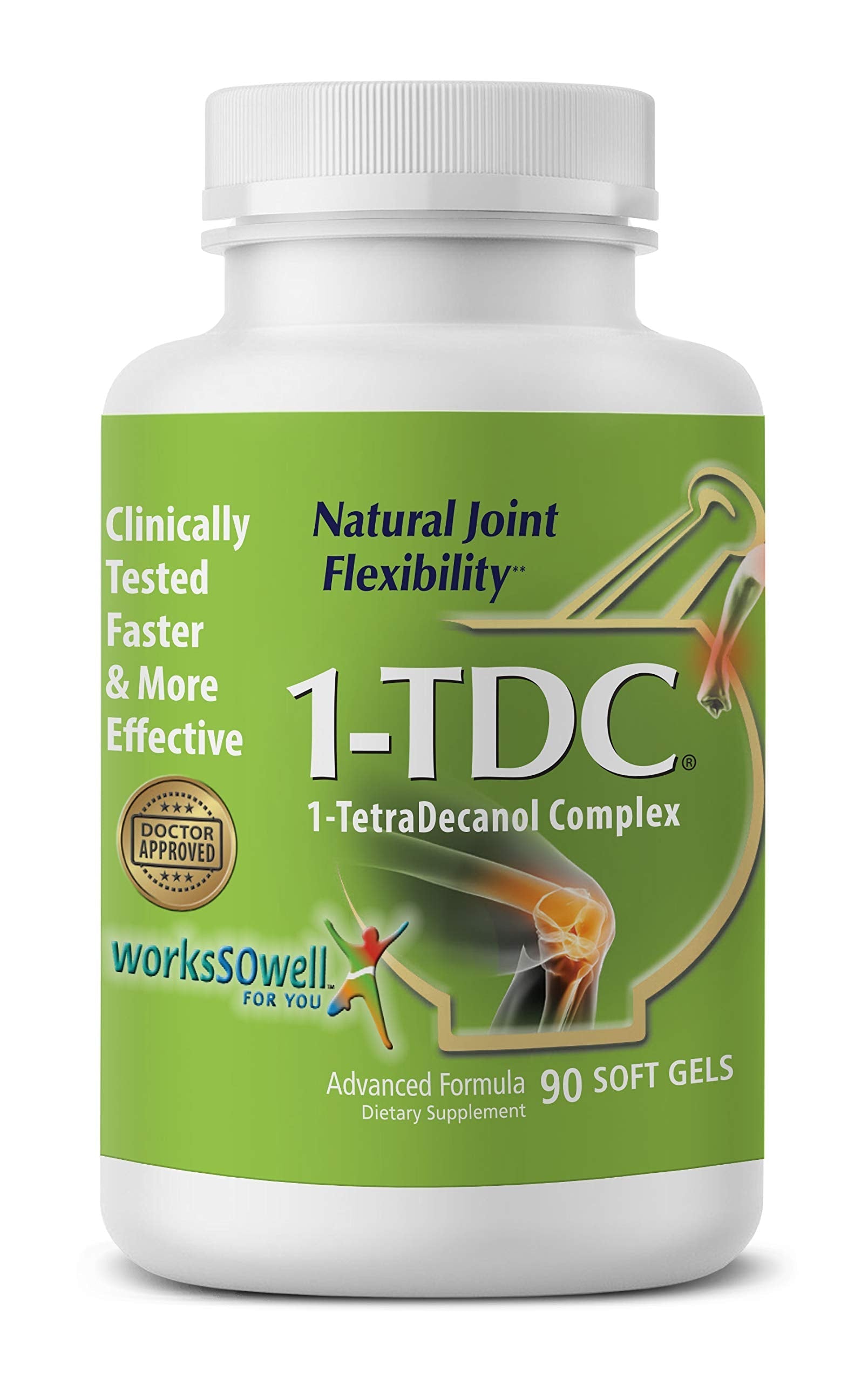 1-TDC Joint & Muscle Health 90 Gels and Joint & Muscle Relief Cream 4 oz Bundle 1-TDCAu supplements