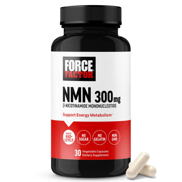 Force Factor NMN Supplement, Nicotinamide Mononucleotide to Support Healthy Aging and Energy Metabolism, Boosts NAD+ Levels, No Gelatin, Non-GMO, 30 Vegetable Capsules Force FactorAu supplements
