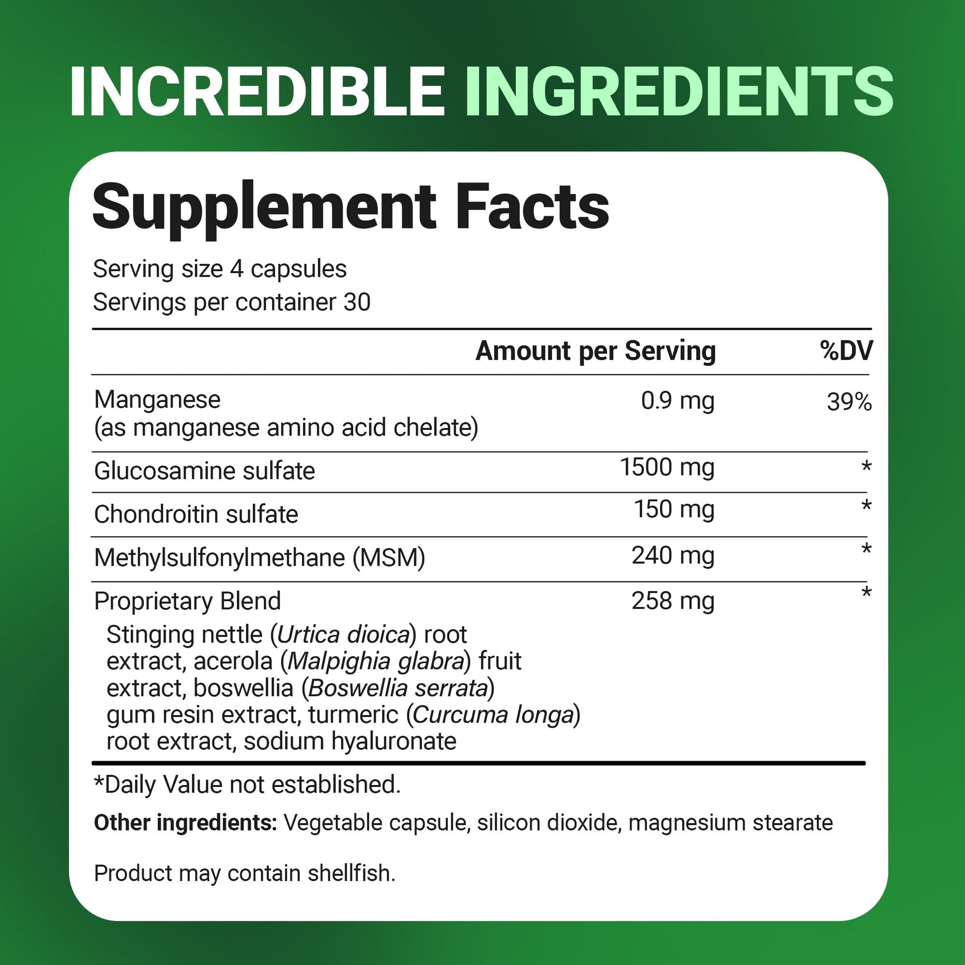 Dr. Berg Glucosamine Chondroitin MSM Turmeric & Boswellia - Advanced Joint Support Supplement with 1500 mg Glucosamine Sulfate - Includes 120 Capsules Dr. Berg NutritionalsAu supplements