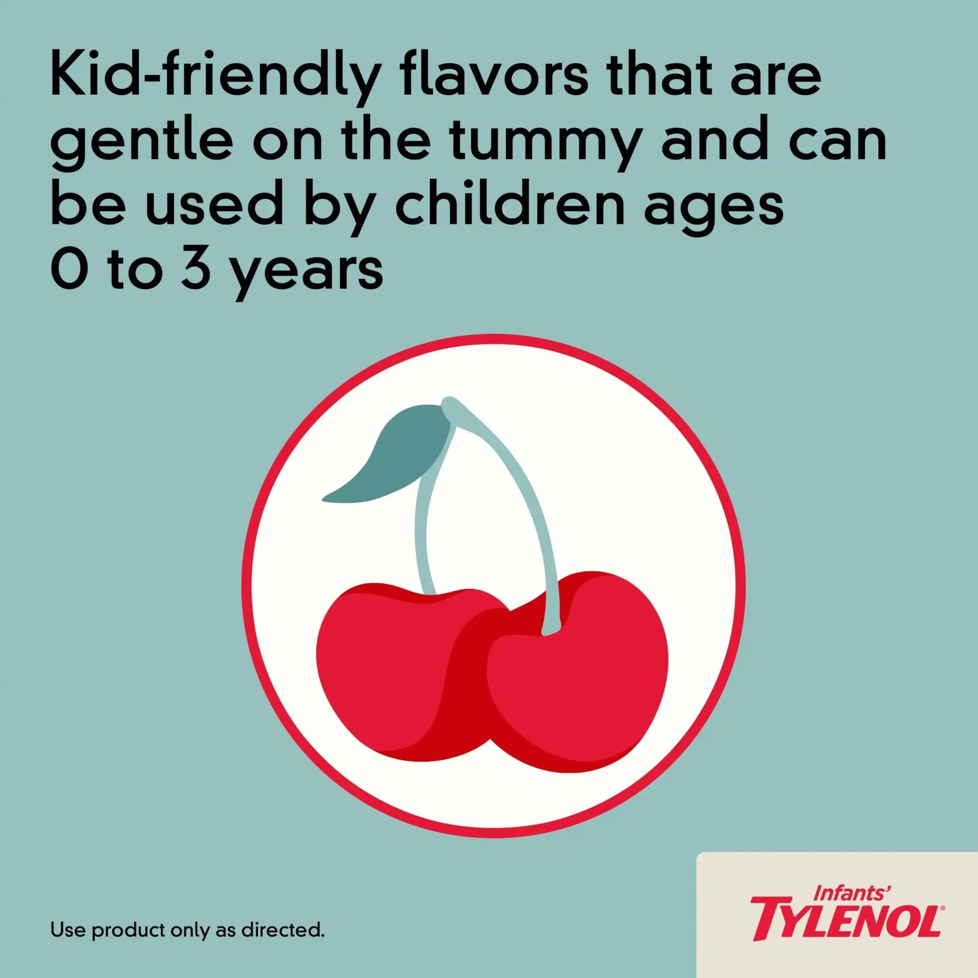 Infants' Tylenol Liquid Pain Reliever and Fever Reducer Medicine, Acetaminophen Oral Suspension for Sore Throat, Headache & Teething, Kids Fever Reducer; Dye-Free Cherry Flavor, 2 fl oz, Pack of 1 TylenolAu supplements