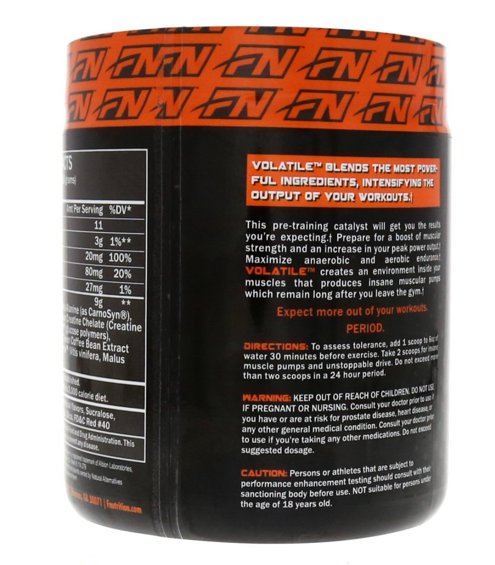 Formutech Nutrition Volatile Pre Workout, Cherry Lemonade, w/2 Forms of Creatine Formutech NutritionAu supplements