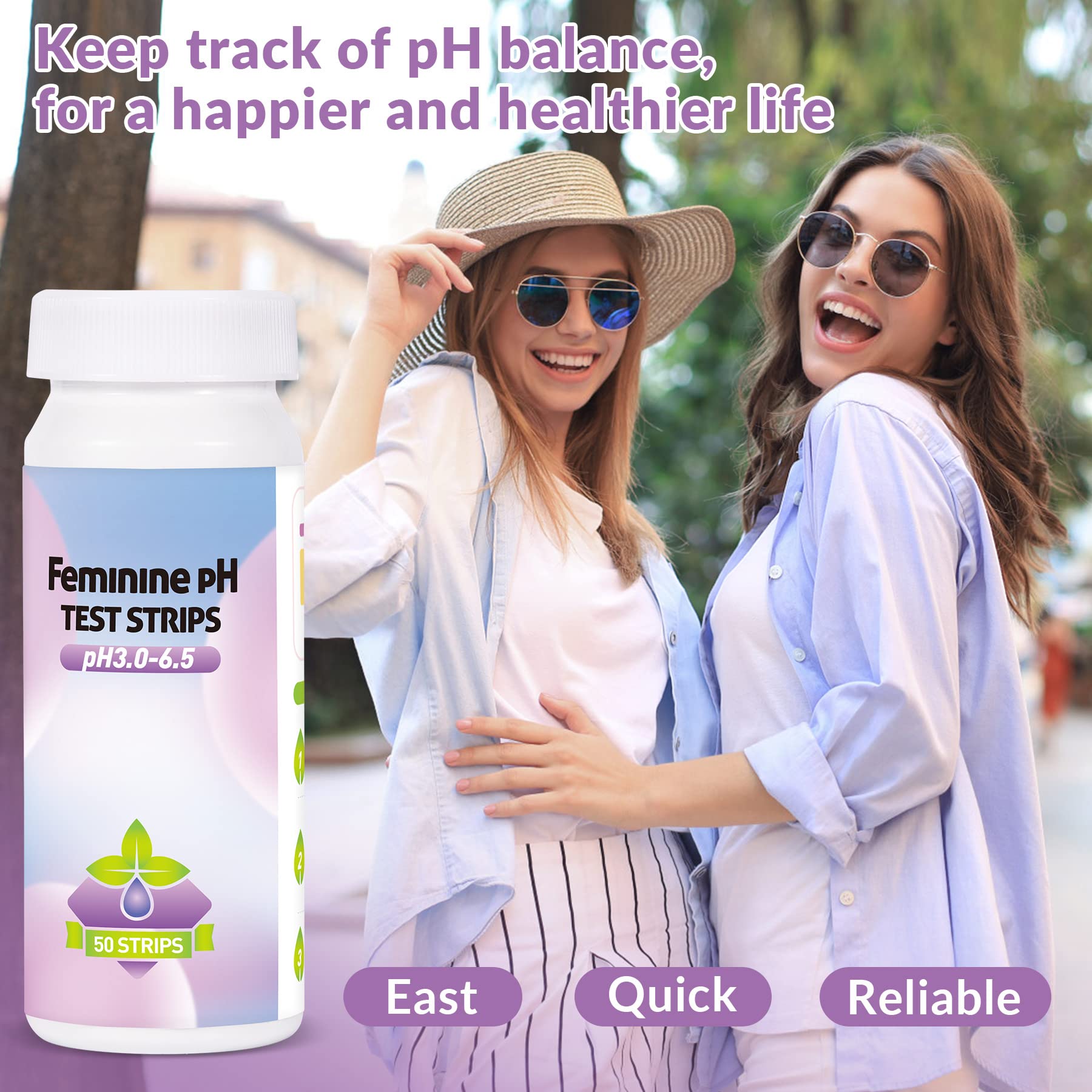 Yeast Infection Test for Women, 50 Count Vaginal pH Test Strips, BV Test Kit at Home SaySummerAu supplements