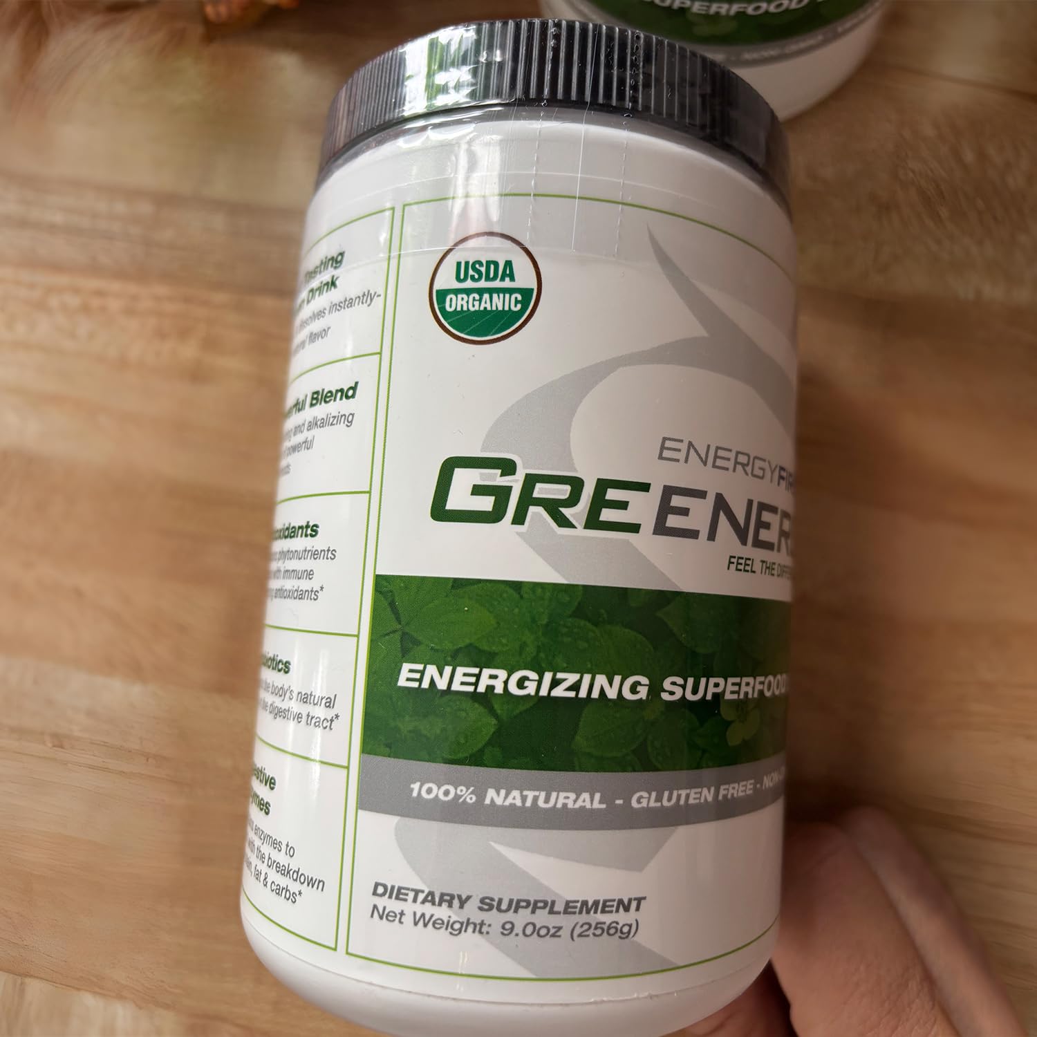 EnergyFirst Energize and Detoxify Greenergy Organic Superfood Powder - Vegan, Gluten-Free, Sugar-Free, Non-GMO - 30 Servings for Daily Energy & Immunity Boost! EnergyFirstAu supplements