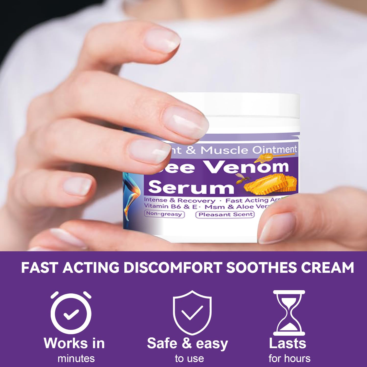 Cedonivor Bee Venom Joint Cream, Joint & Muscle Soothing, Bee Venom Cream for Back, Knee, Hands, Neck, Feet CedonivorAu supplements