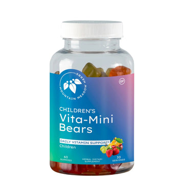 Mountain Meadow Herbs Vita-Mini Bears for Children | Multivitamin with Biotin, Folic & Pantothenic Acid, Iodin, Zinc | Mountain Meadow HerbsAu supplements