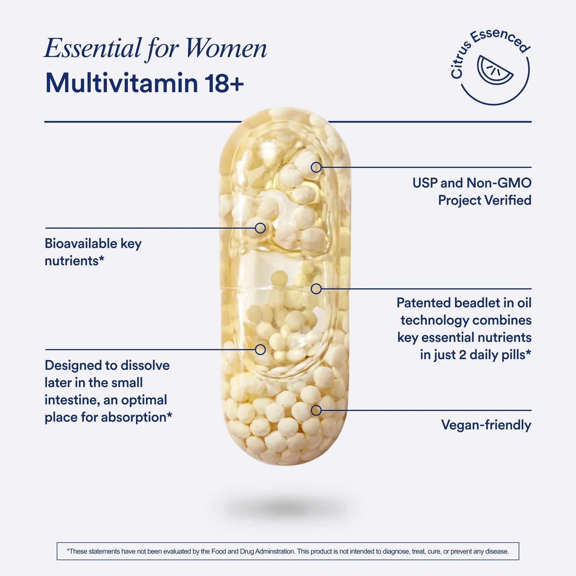 Ritual Multivitamin for Women 18+ with Vitamin D3 for Immune Support*, Vegan Omega 3 DHA, B12, Iron RitualAu supplements