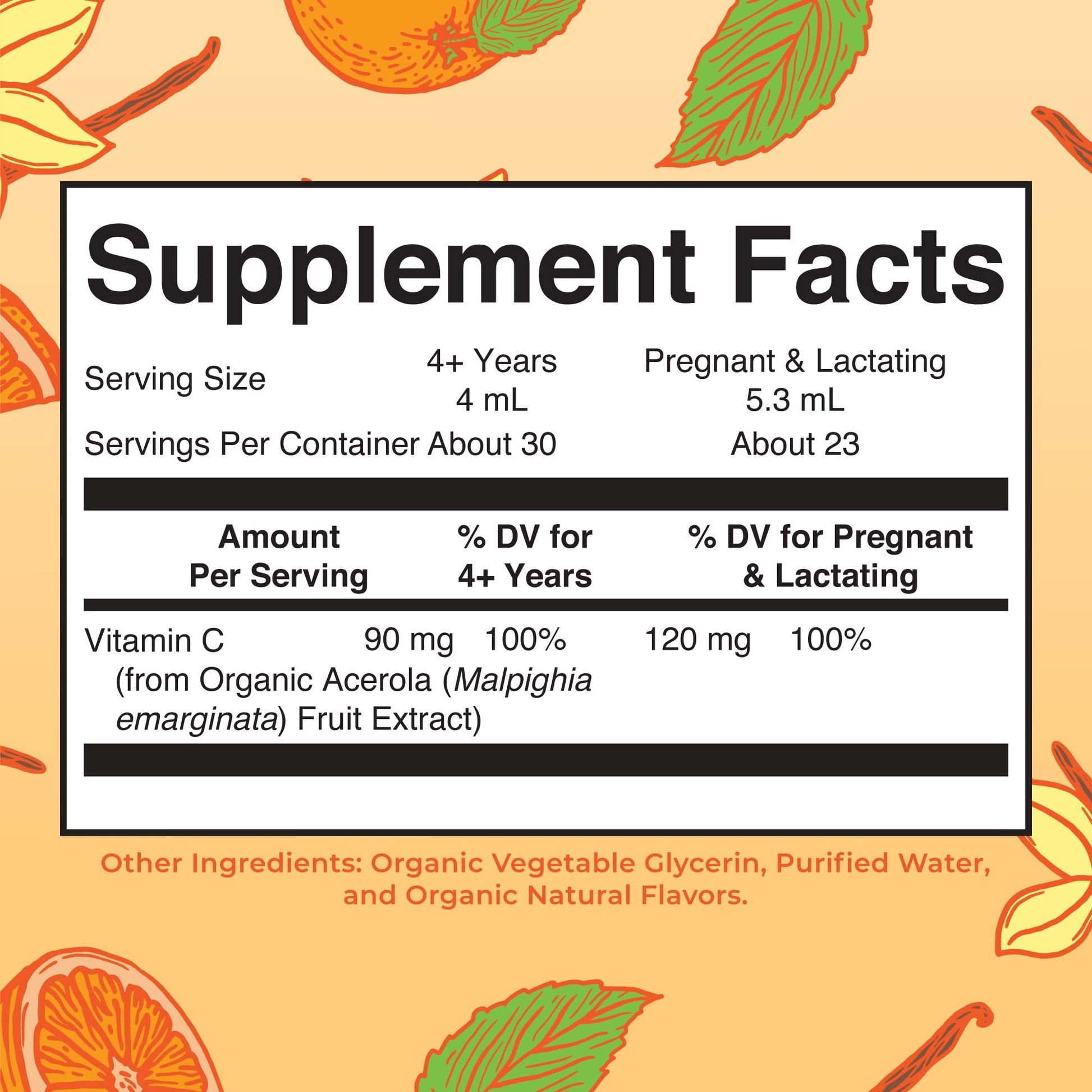 MaryRuth Organics Organic Vitamin C Supplement | Liquid Vitamin C Liquid Drops for Adults & Kids | Immune Support Supplement for Overall Health | Vegan | Non-GMO | Gluten Free | 4 Fl Oz MARYRUTH'SUS supplements