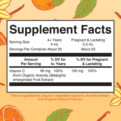 MaryRuth Organics Organic Vitamin C Supplement | Liquid Vitamin C Liquid Drops for Adults & Kids | Immune Support Supplement for Overall Health | Vegan | Non-GMO | Gluten Free | 4 Fl Oz MARYRUTH'SUS supplements