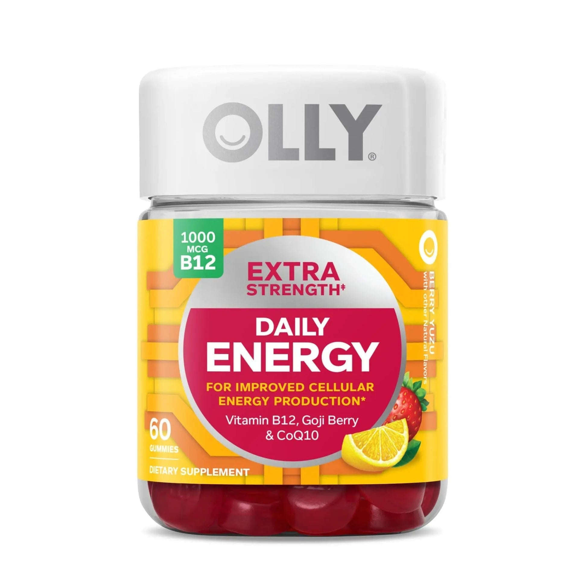 OLLY Men's Multivitamin Gummy, Overall Health and Immune Support, Vitamins A, C, D, E, B, Lycopene & Extra Strength Daily Energy Gummy OLLYAu supplements