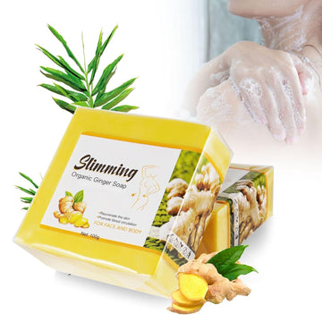 Organic Ginger Soap, Moisturizing Bath Soap, Slimming Ginger Soap, Deep Clean Effectively MoulisAu supplements