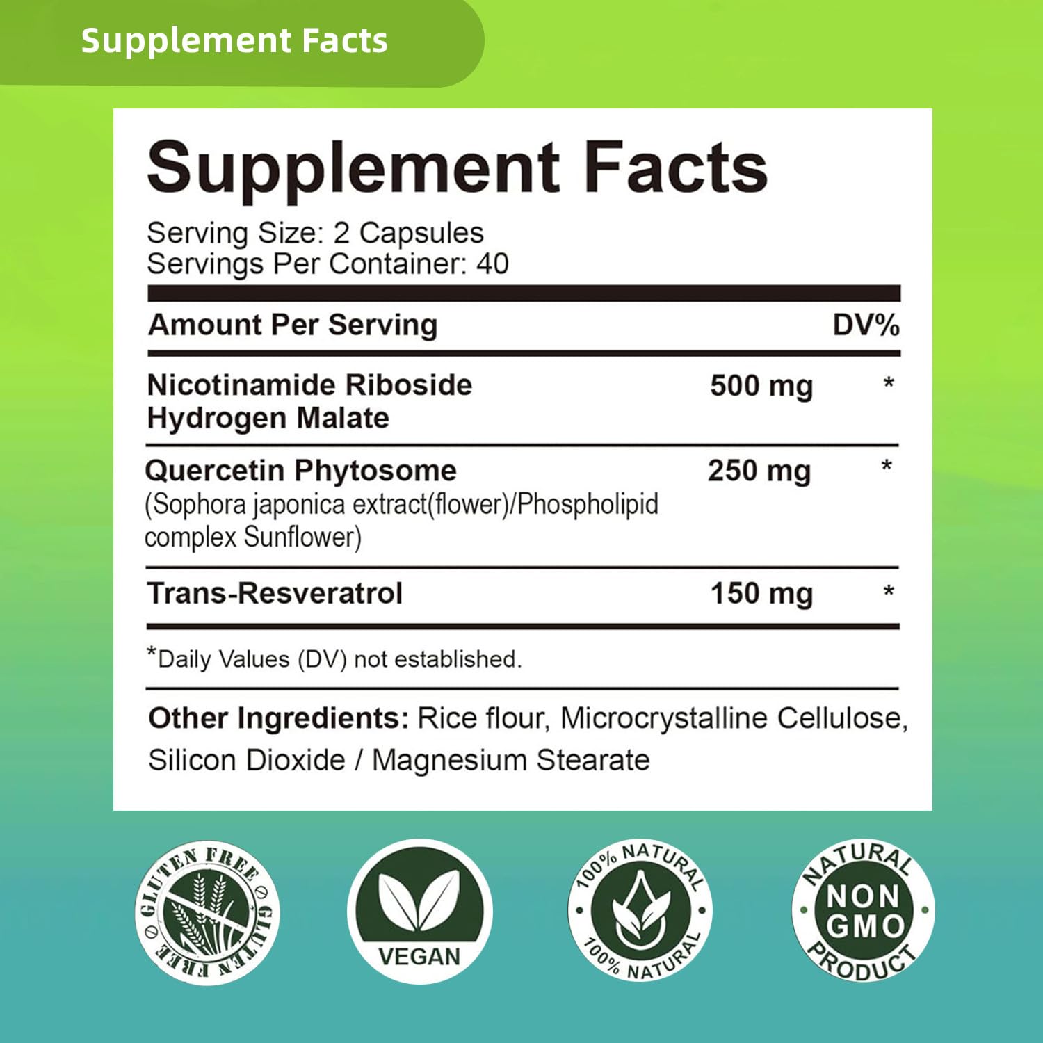 Renyqatt NAD+ Supplement - Liposomal Nicotinamide Riboside - Supplement for Anti-Aging, Energy, Focus - 80 Capsules（1B） RenyqattAu supplements