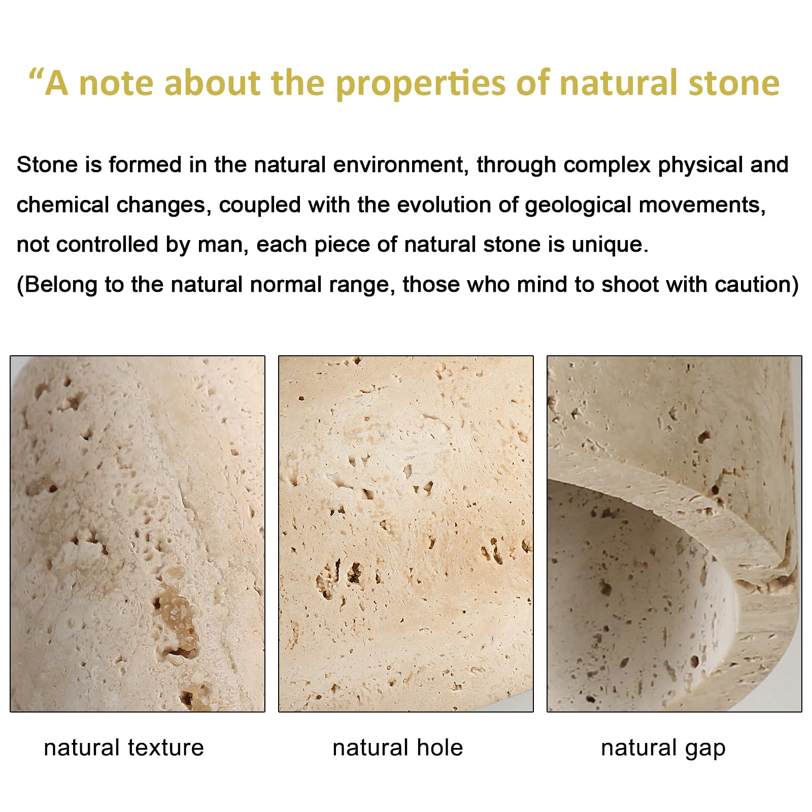 Nordic Pendant Light Natural Yellow Travertine Lamp Simple Wabi Sabi Lamp Suitable for Restaurant Bedside Kitchen Island Cafe Wood Pendant Light (Walnut Color) GenericAu supplements