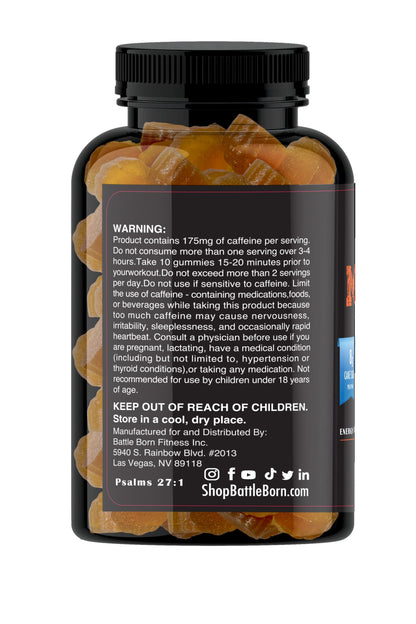 Mindset Dietary Supplement Gummies for Energy and Performance | Naturally Flavored Battle Born SupplementsUS supplements