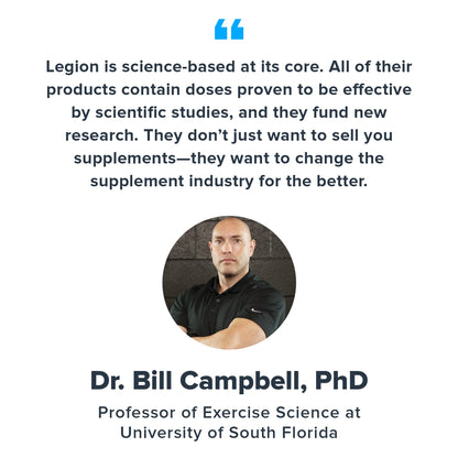 LEGION Pulse Pre Workout Supplement - All Natural Nitric Oxide Preworkout Drink to Boost LEGIONUS supplements