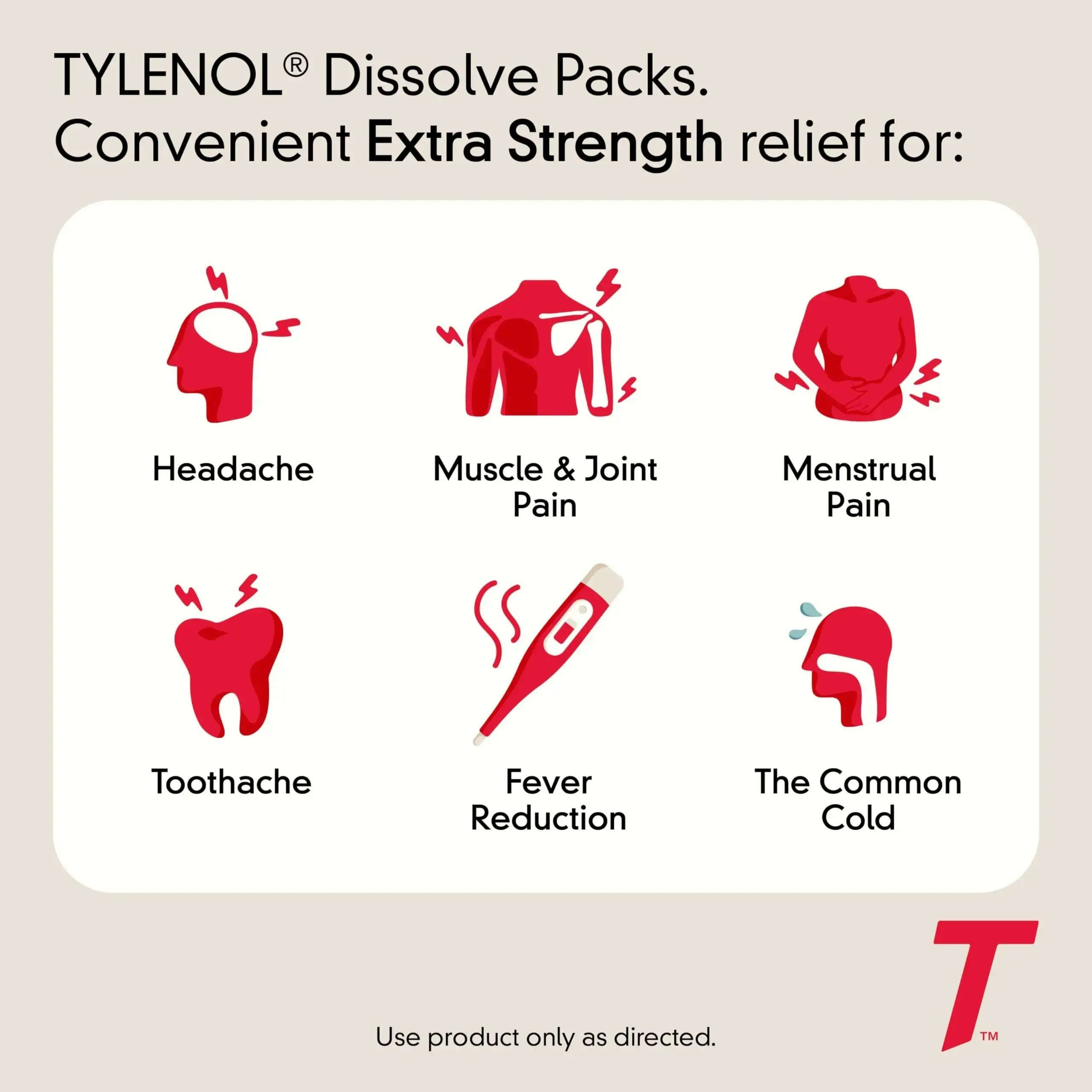 Tylenol Extra Strength Dissolve Powder Packs, 500 mg Acetaminophen Pain Reliever & Fever Reducer Medicine, Fast Relief for Minor Aches & Pains, Ibuprofen- & Aspirin-Free, On-the-Go Berry Flavor, 32 Ct TylenolAu supplements