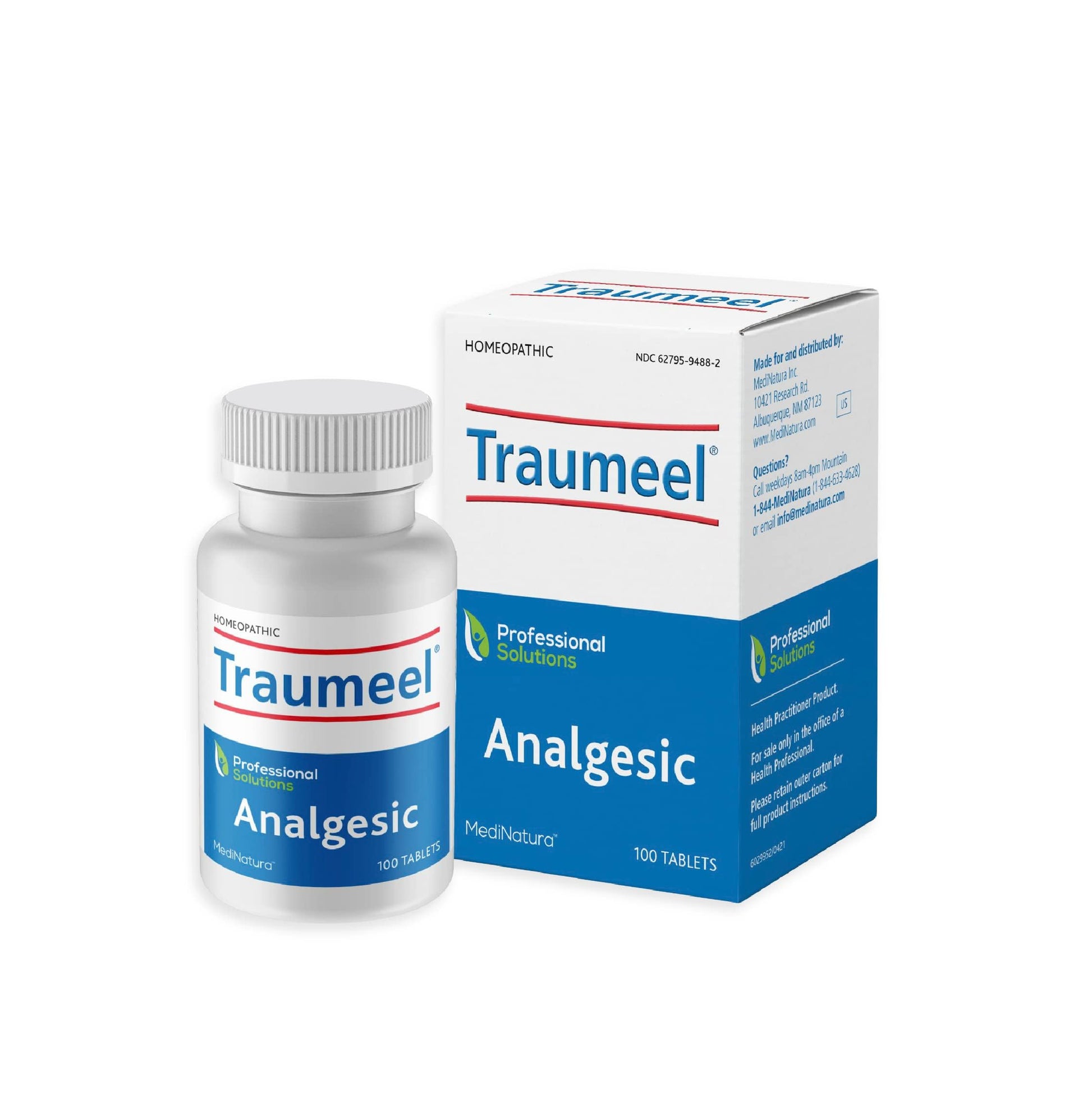 MediNatura Traumeel Homeopathic Arnica + 13 Active Ingredients for Muscle, Joint, Back, Arthritis, Injury, Exercise Related Pain & Soreness - Made in Germany - 100 Tablets MediNaturaAu supplements