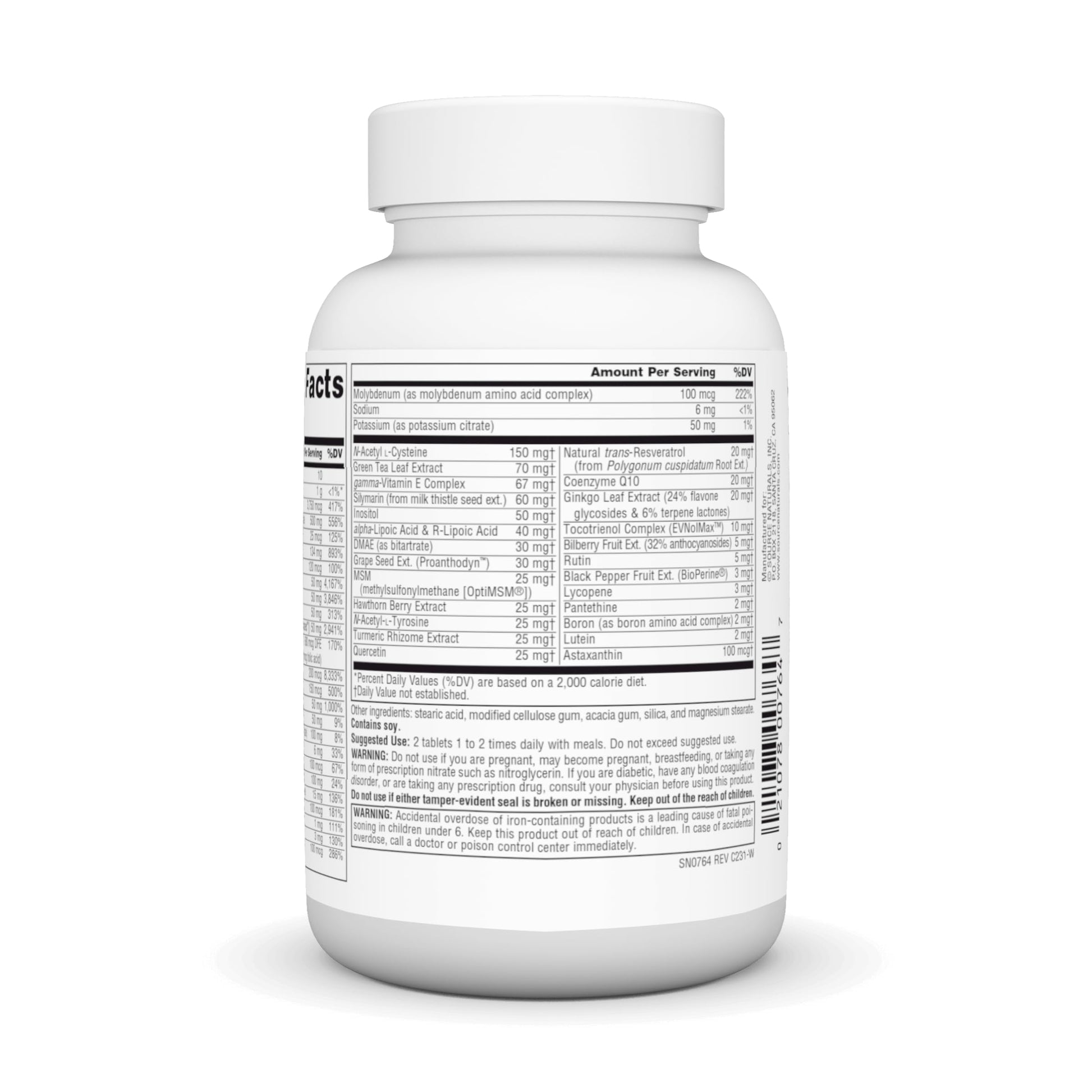 Source Naturals Life Force Multiple Daily Multivitamin High Potency Essential Vitamins, Minerals, Antioxidants & Nutrients - Energy & Immune Boost - 30 Tablets Source NaturalsAu supplements
