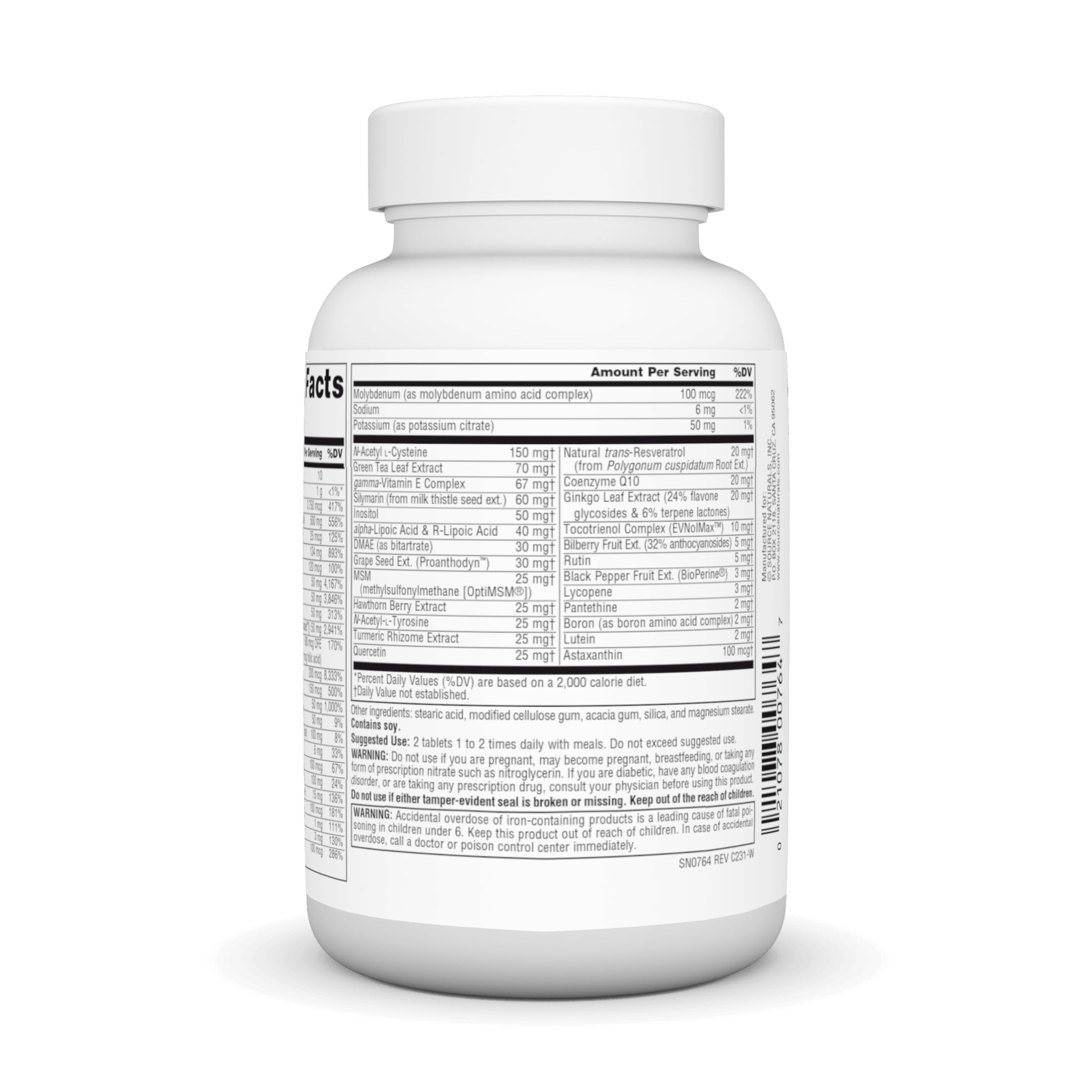 Source Naturals Life Force Multiple Daily Multivitamin High Potency Essential Vitamins, Minerals, Antioxidants & Nutrients - Energy & Immune Boost - 30 Tablets Source NaturalsAu supplements