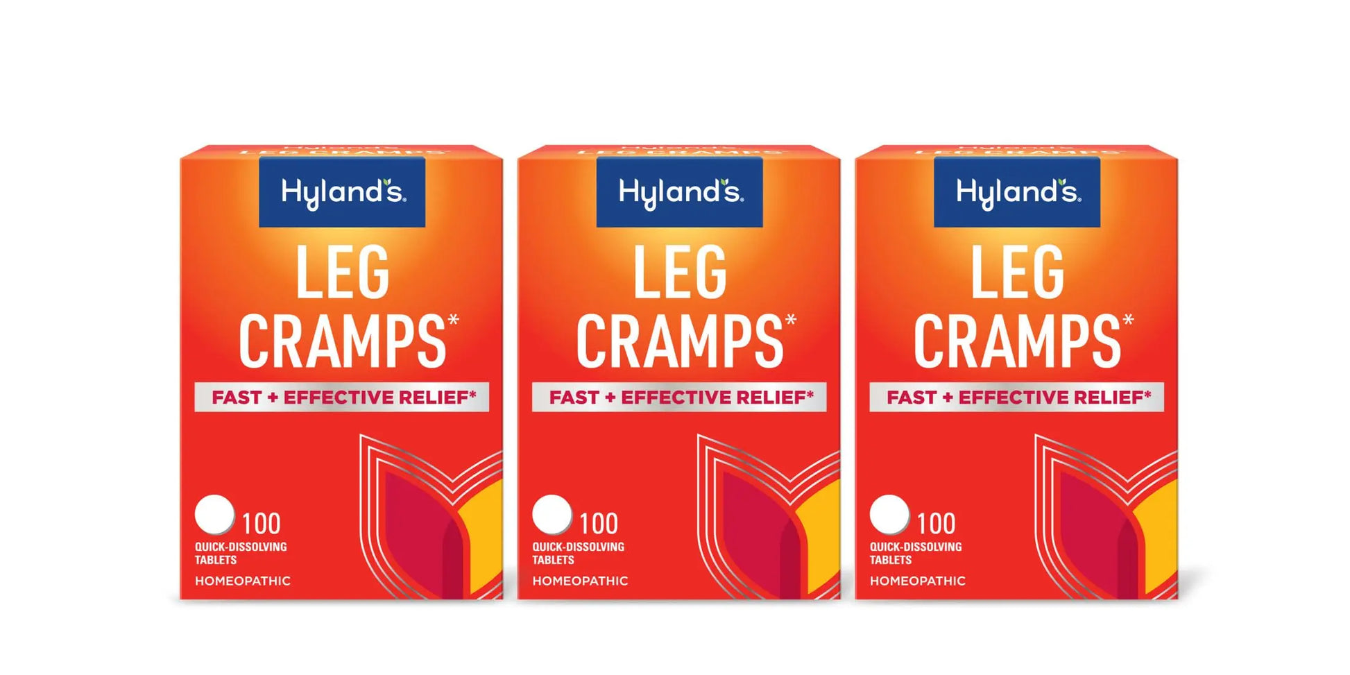 Hyland's Leg Cramps, Relief of Leg, Calf, Charley Horses, and Foot Cramps, 100 Quick-Dissolving Tablets 3-Pack (300 Total) Hyland'sAu supplements