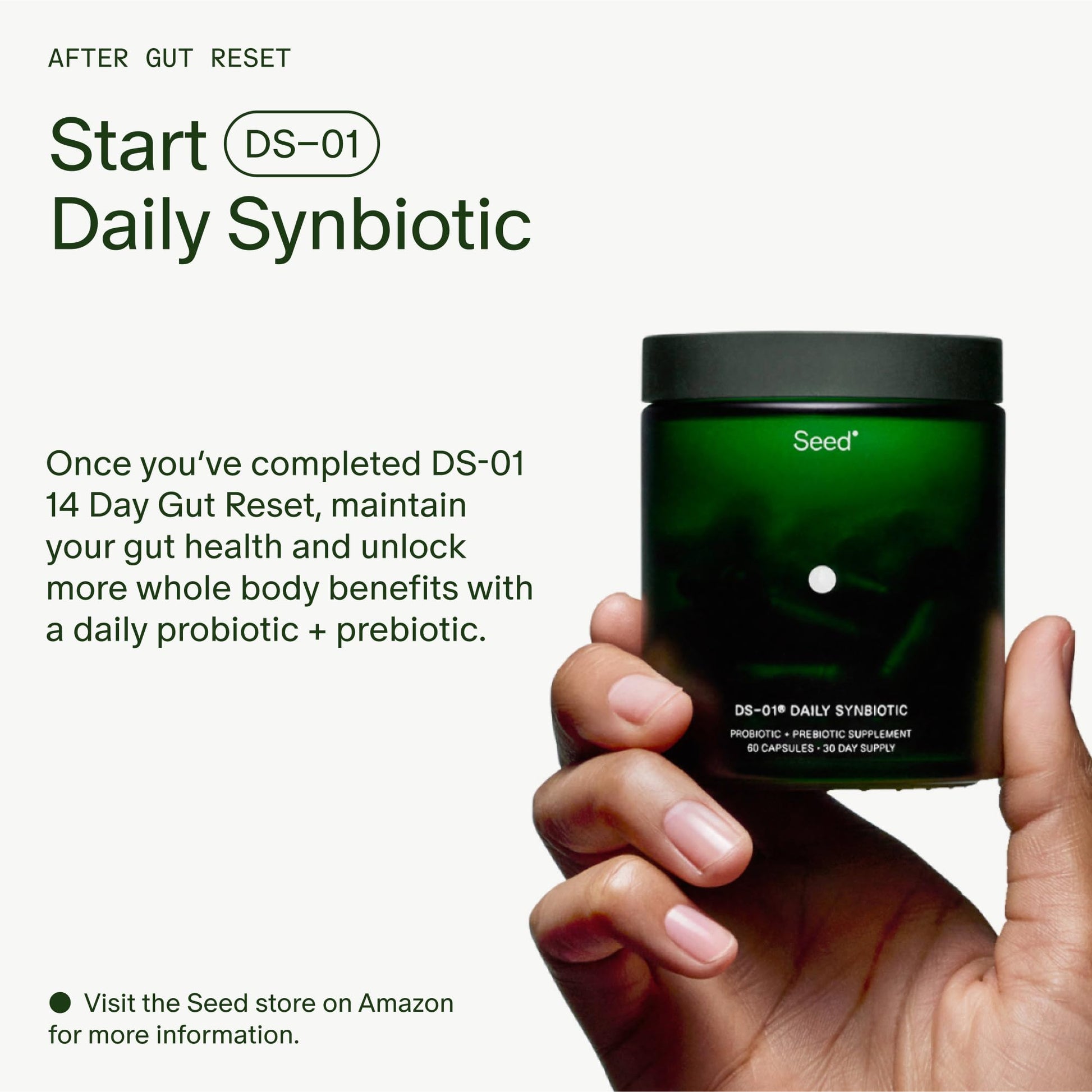 Seed 14 Day Gut Reset - Prebiotic and Probiotic for Women & Men - Digestive Health, Gut Health, Rapid Gut Recovery, Bloating & Constipation Relief - Vegan & Shelf-Stable - 28 Capsules (14-Day Supply) Visit the Seed StoreUS supplements