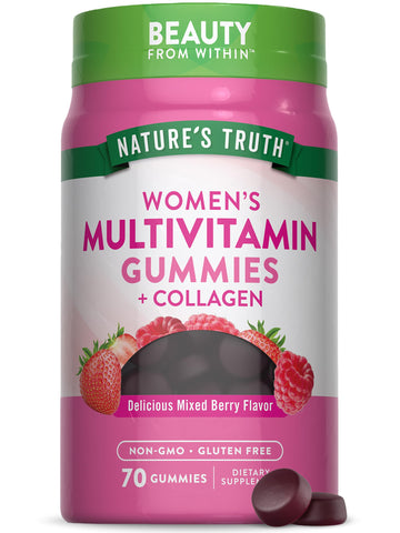 Nature's Truth Womens Multivitamin Gummies Plus Collagen & Biotin | 70 Count | Non-GMO & Gluten Free Supplement Nature's TruthAu supplements