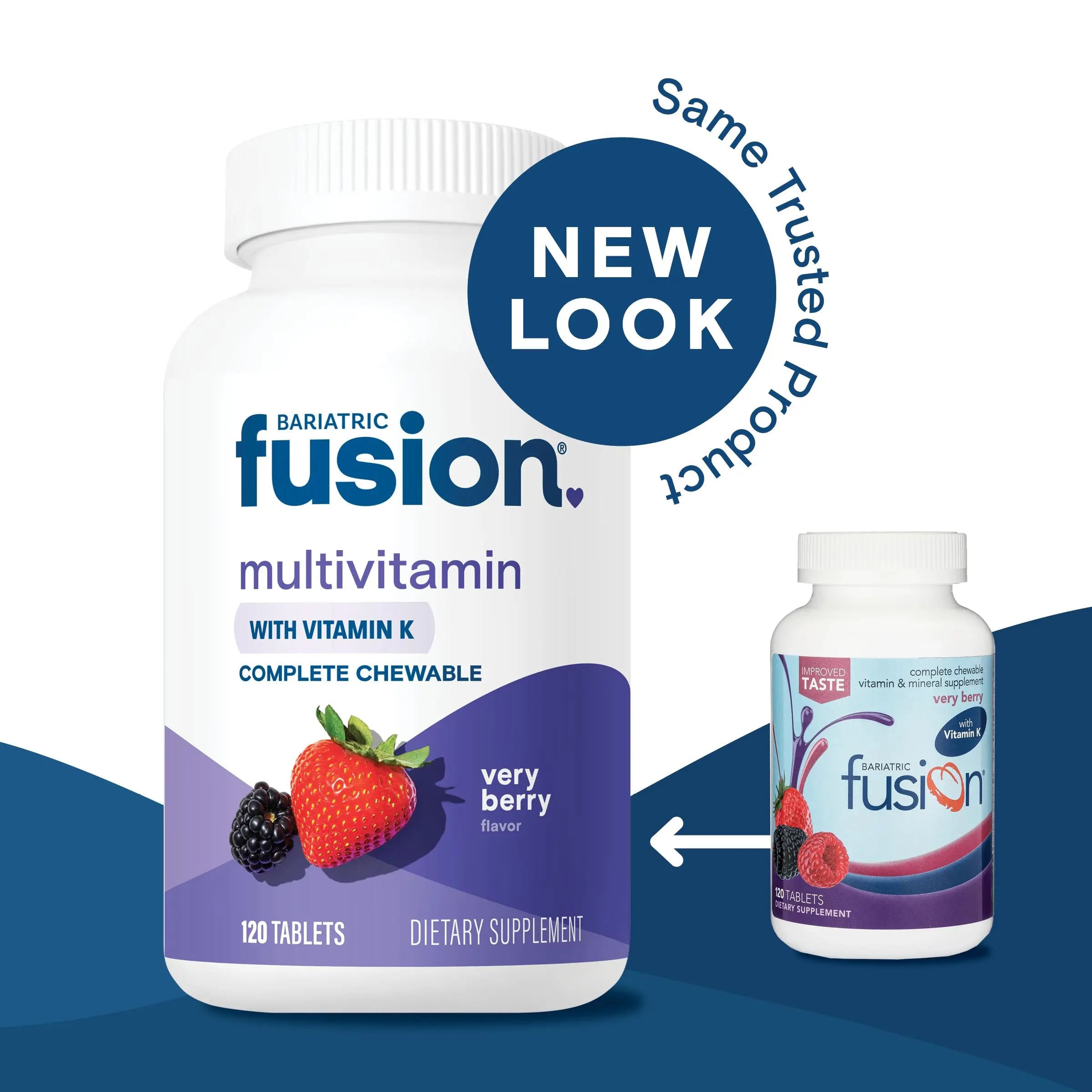 Bariatric Fusion Very Berry Complete Chewable Bariatric Multivitamin with Iron and Vitamin K for Bariatric Surgery Patients Including Bariatric FusionAu supplements