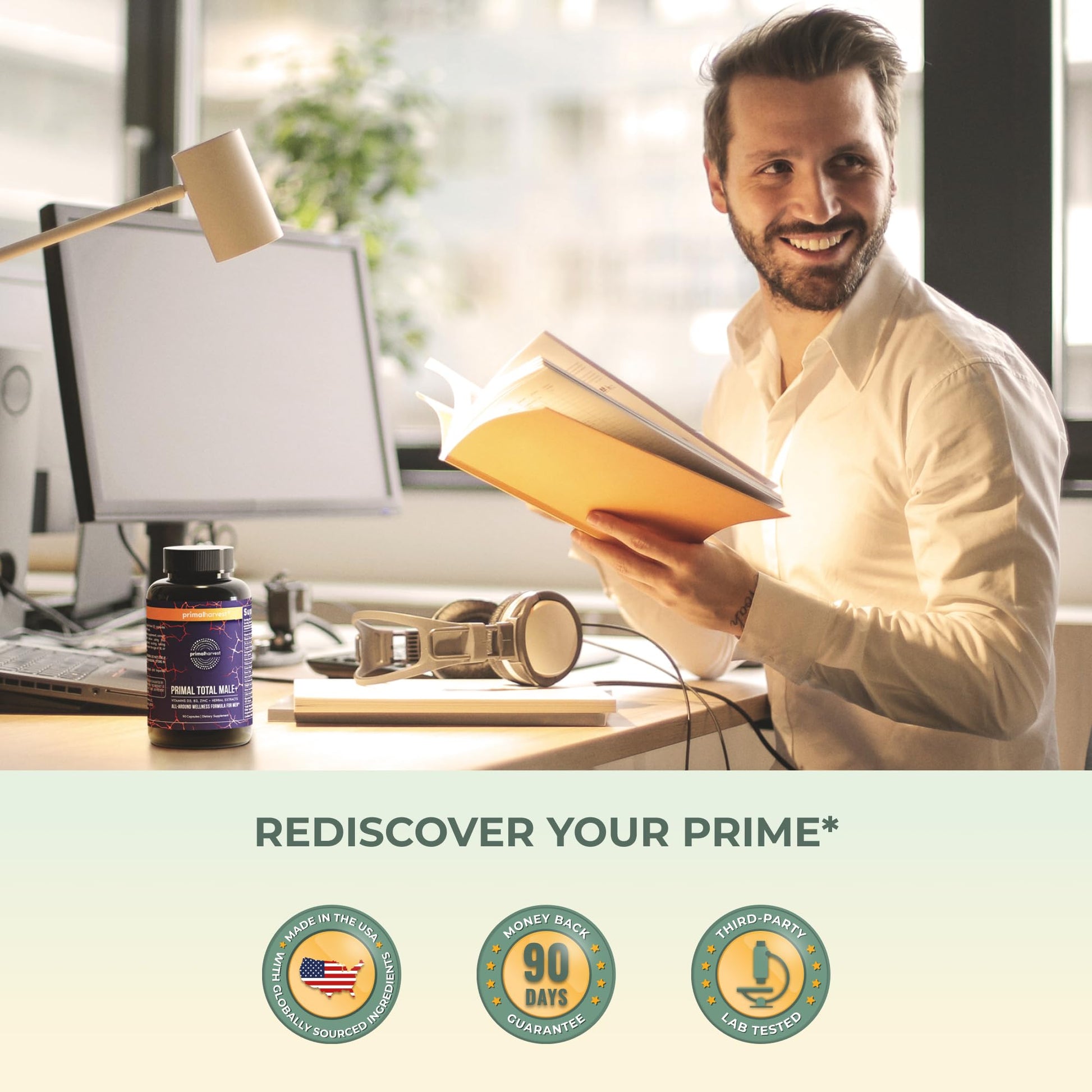Primal Harvest Primal Total Male Natural Tribulus Terrestris, Fenugreek, Korean Ginseng Primal HarvestAu supplements