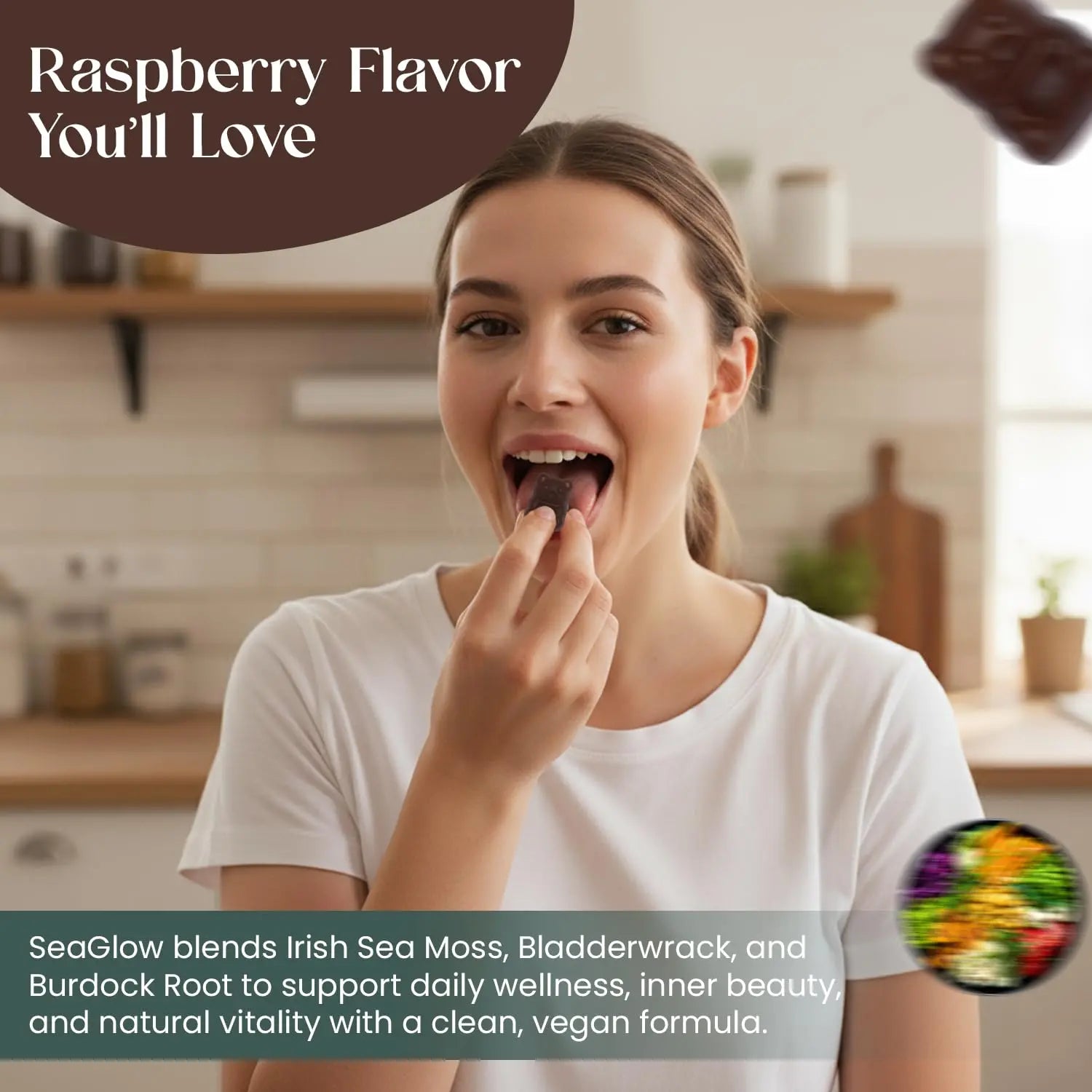 The EverÉ Natural Alchemy Sea Moss with Bladderwrack & Burdock Root – Vegan, Plant-Based Gummies with Minerals & Botanicals – Mixed-Berry Flavor, Non-GMO & Gluten-Free The EverÉ Natural Alchemynz supplements
