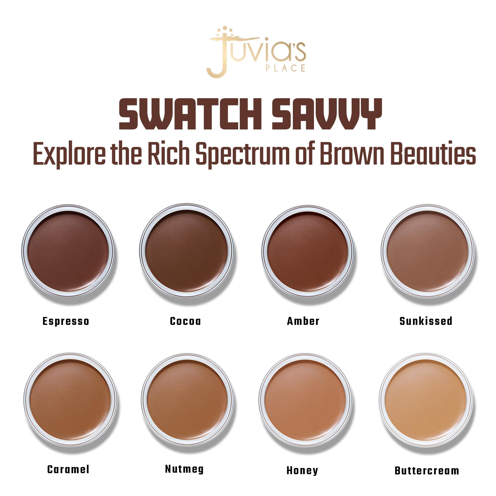 Juvia's Place Bronzed Cream Bronzer - Sunkissed - Smooth Cream Bronzer Pot for Sun-Kissed Glow & Warmth, Buildable & Blendable Makeup Contour with Long-Lasting Matte Shimmer Finish, Highly Pigmented Juvia's PlaceAu supplements