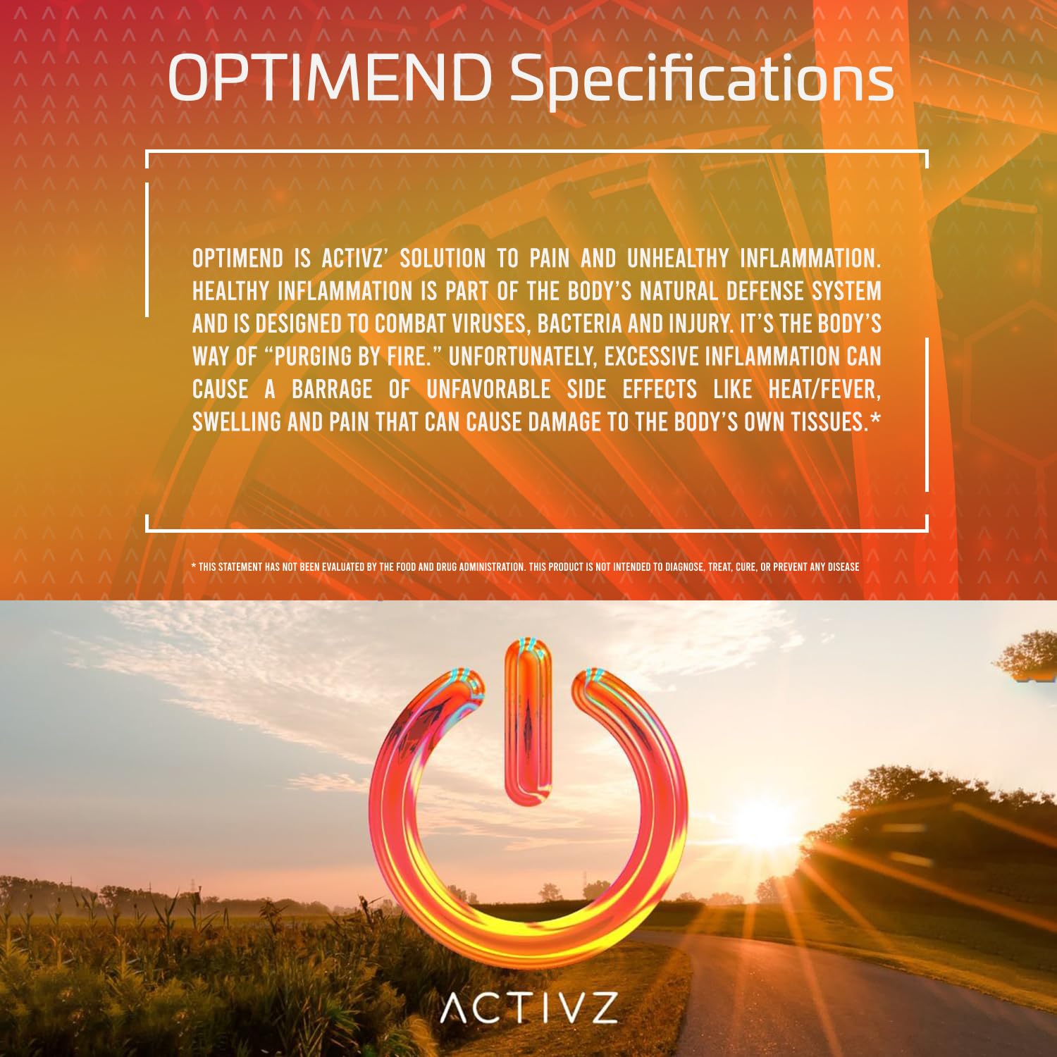 ACTIVZ Optimend - Advanced Joint Mobility and Comfort Support with Enhanced Bioavailability Using CyLoc Dextrin and DexKey Technology - 60 Capsules ACTIVZAu supplements
