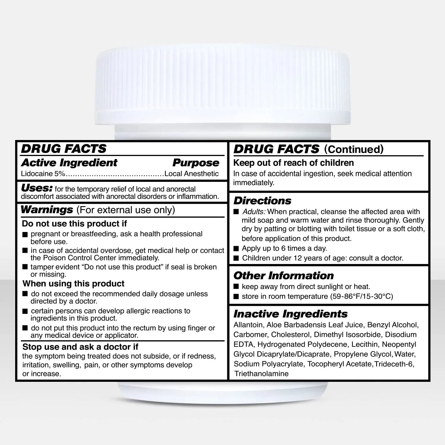 Clinical Resolution Numb Master 5% Lidocaine Cream Fast-Acting OTC anesthetic for Pain, Itch, Burns & Hemorrhoids with Vitamin E & Aloe for Soothing Relief Maximum Strength 4.2 Ounce Clinical ResolutionAu supplements