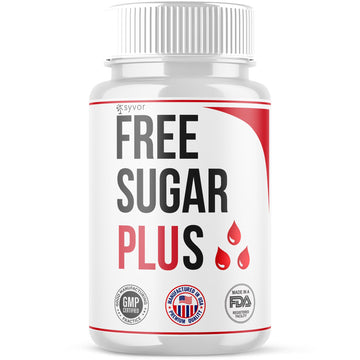 Free Sugar Plus Capsules, Official FreeSugar Plus Blood Health Support Pills With All Natural Ingredients, Free Sugar Plus Advanced Wellness Support with Premium Vitamins for Women & Men (60 Capsules) SyvorAu supplements