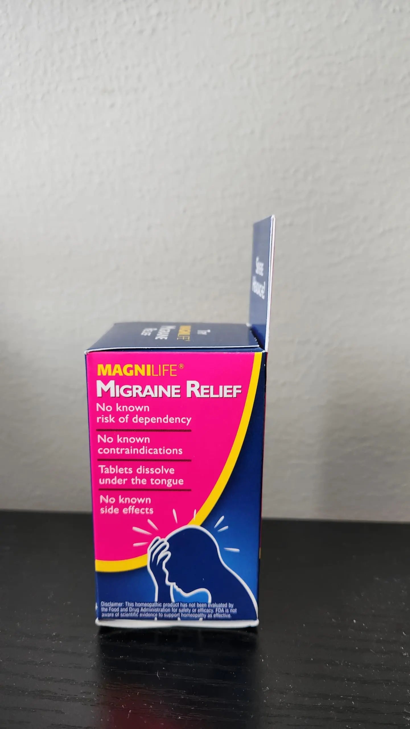 MagniLife Migraine Relief, Non-Habit Forming, 90 Homeopathic Tablets, Migraine Medicine for Light & Sound Sensitivity, Nausea, Blurred Vision & Pressure, Quick-Dissolve Headache Pain Relief MagniLifeAu supplements