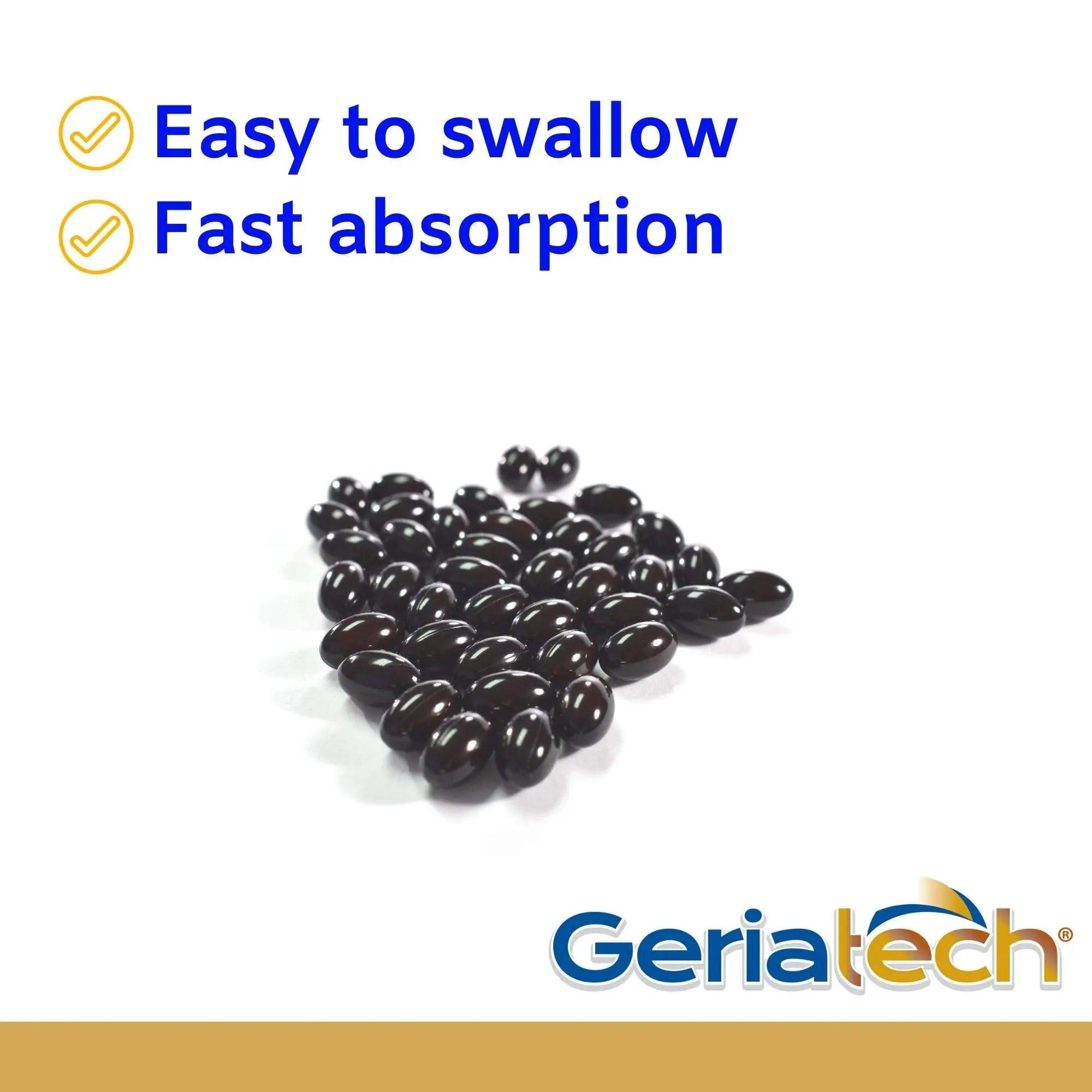 Geriatech Senior multivitamins, Vitamins and Minerals Supplement, Women and Men Over 60, with Vitamin B12, Easy to Swallow GeriatechAu supplements